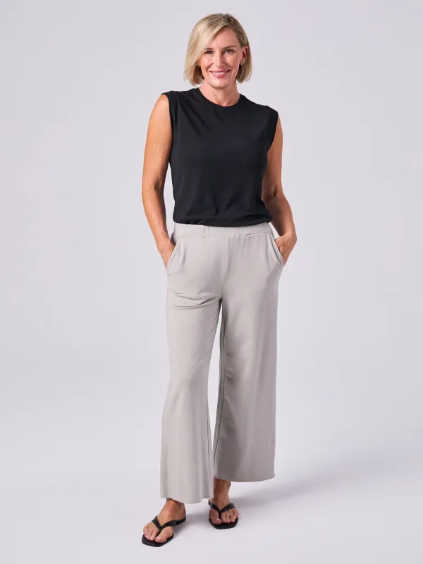 Wide Leg Cropped Jogger - Paloma sold by Dharma Bums