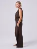 Athena Drape Top - Coffee Bean sold by Dharma Bums