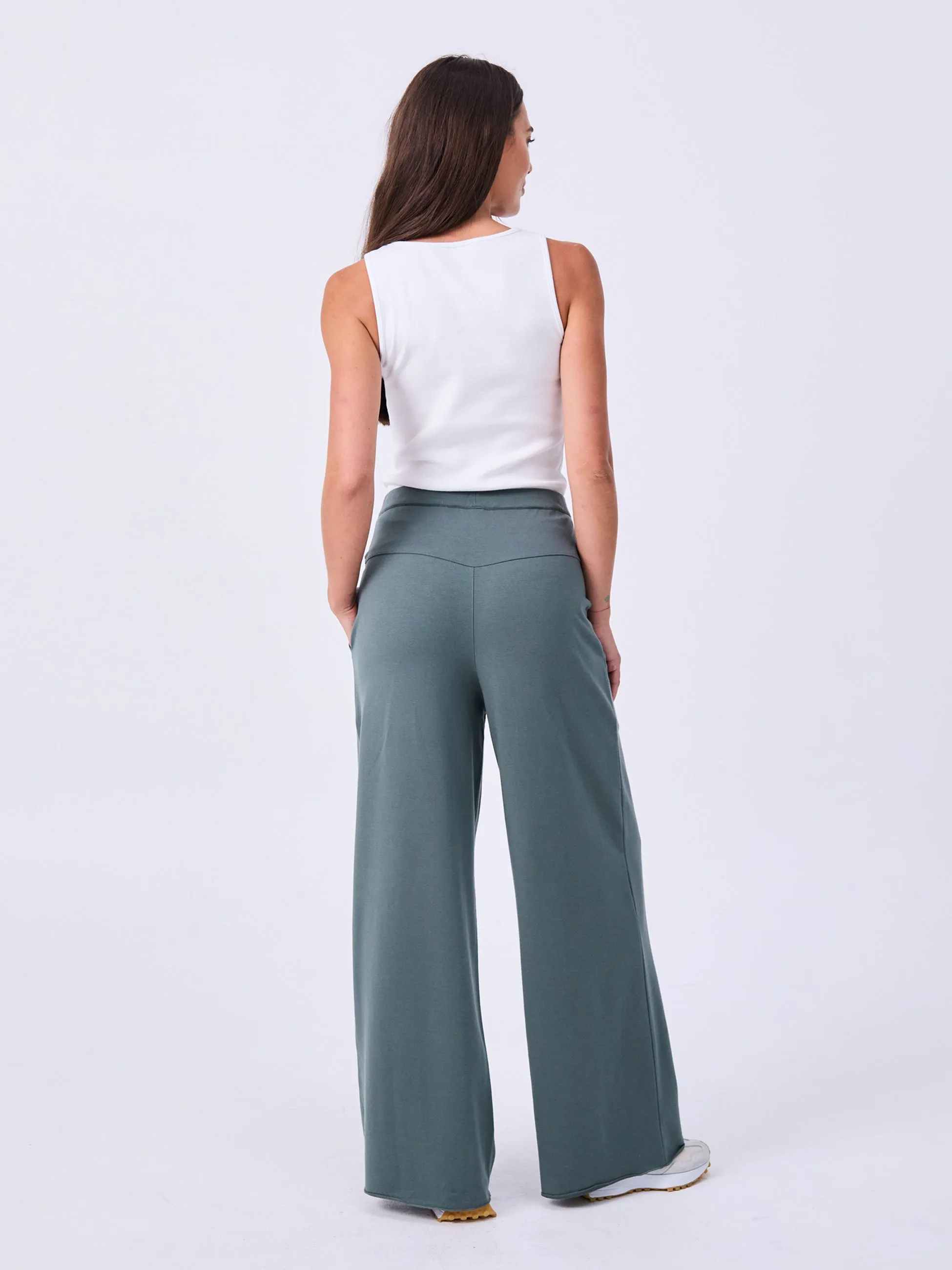 French Terry Yin Sweat Pant - Sage sold by Dharma Bums product image thumbnail 3