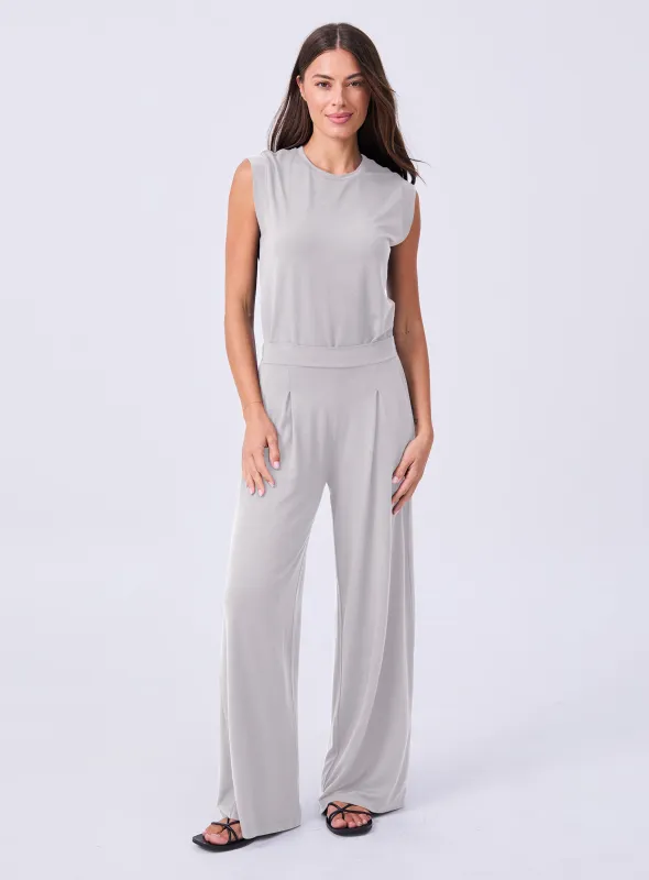 Pleat  Front Wide Leg Pants - Paloma sold by Dharma Bums