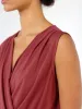 Athena Drape Top - Mulberry sold by Dharma Bums