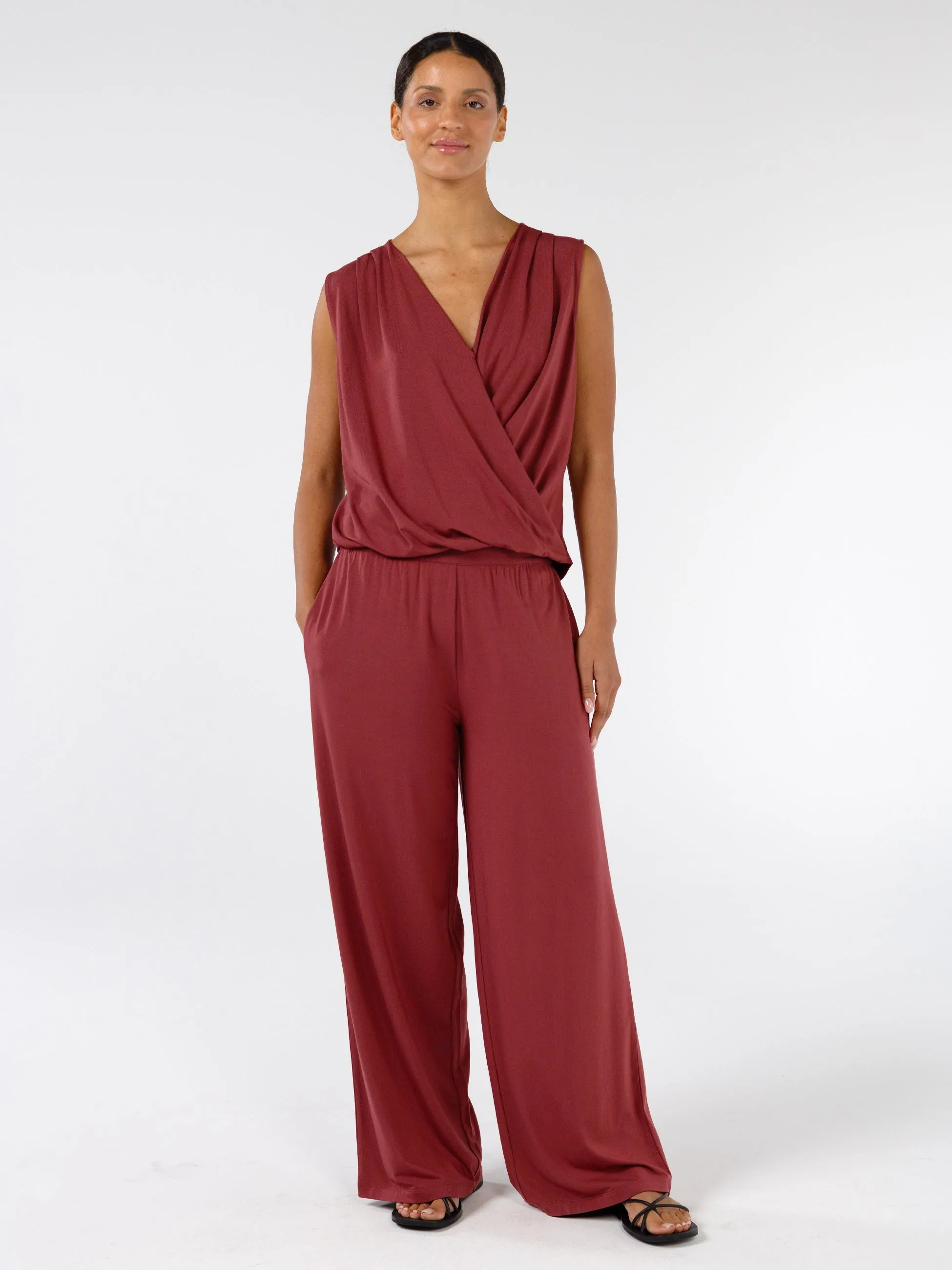 Athena Drape Top - Mulberry sold by Dharma Bums product image thumbnail 4