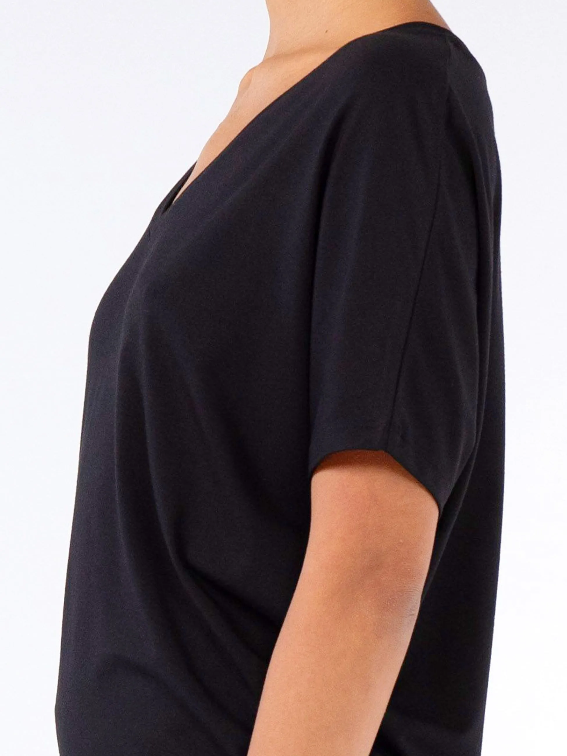 Celine V Neck Top - Black sold by Dharma Bums product image thumbnail 4