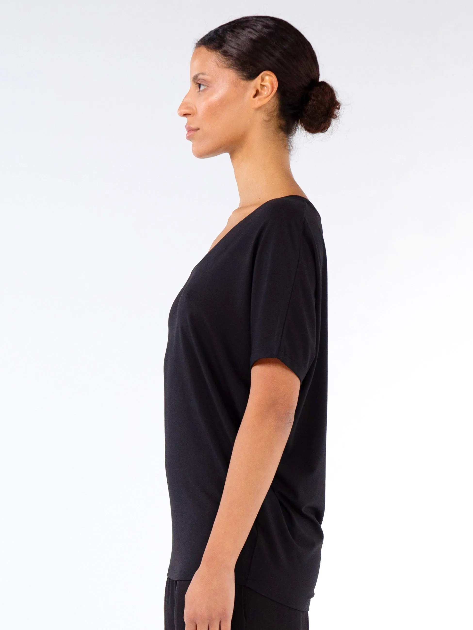 Celine V Neck Top - Black sold by Dharma Bums product image thumbnail 3