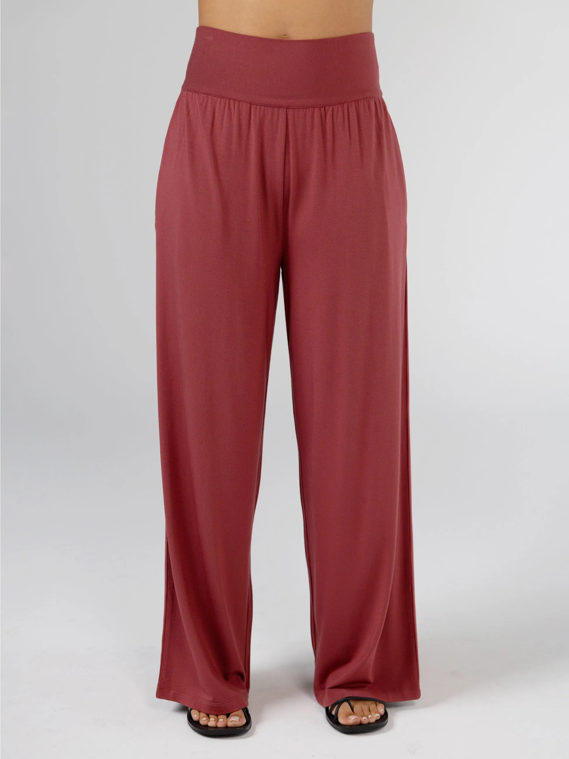 Nomad Modal Wide Leg Pant - Mulberry sold by Dharma Bums product image thumbnail 3