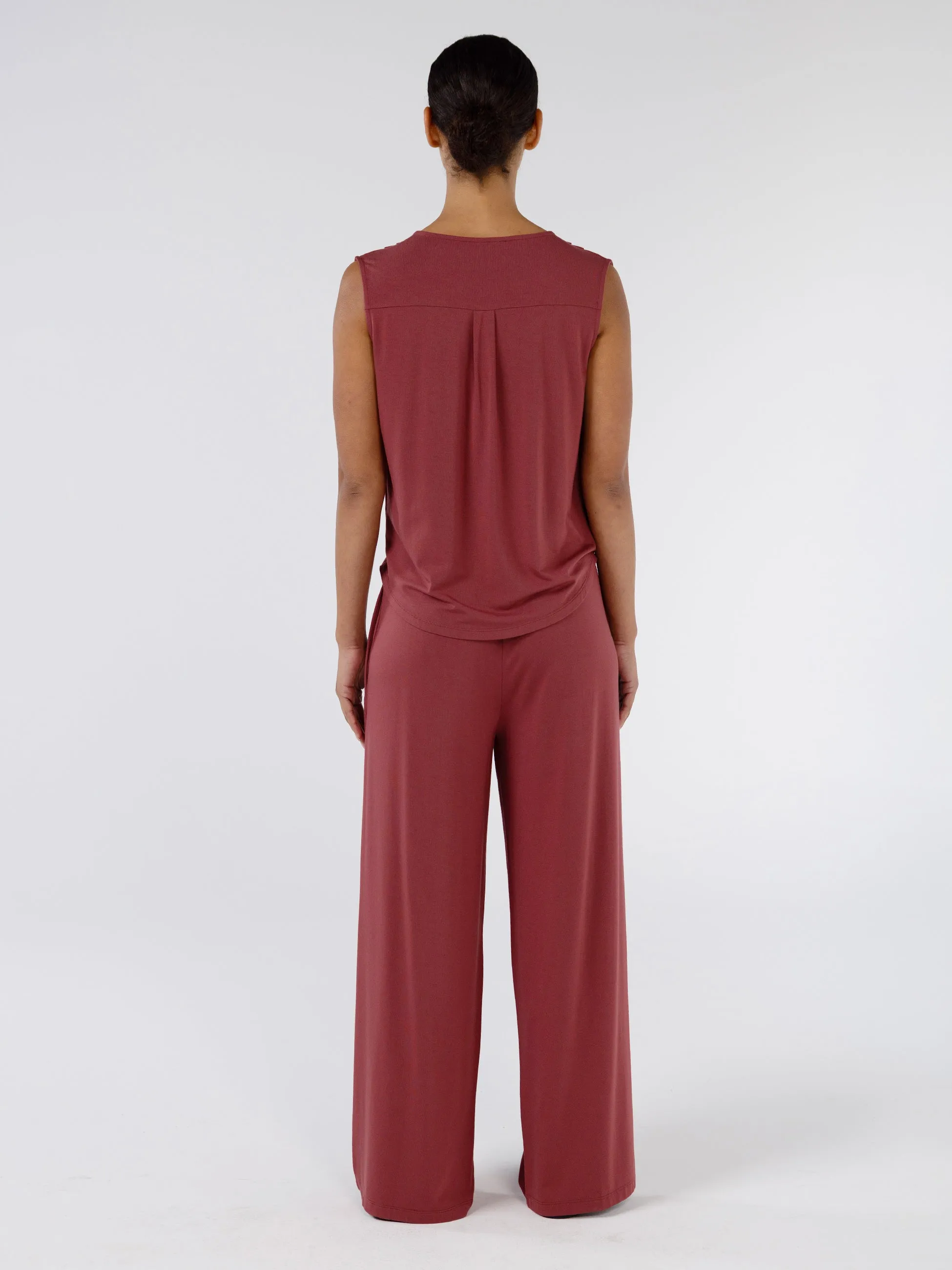 Nomad Modal Wide Leg Pant - Mulberry sold by Dharma Bums product image thumbnail 2