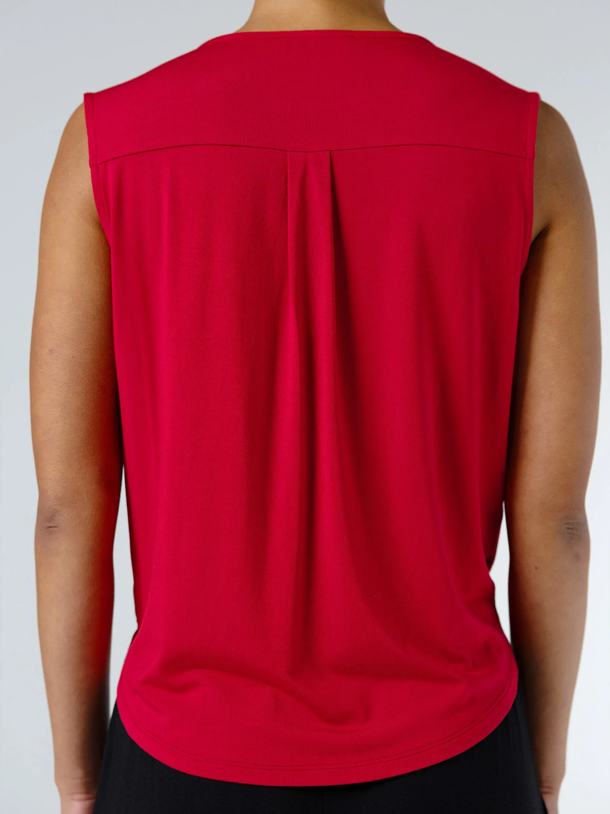 Athena Drape Top - Cherry sold by Dharma Bums product image thumbnail 5