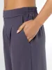 Pleat Front Wide Leg Pants - Charcoal sold by Dharma Bums