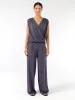 Pleat Front Wide Leg Pants - Charcoal sold by Dharma Bums