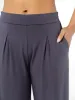 Pleat Front Wide Leg Pants - Charcoal sold by Dharma Bums
