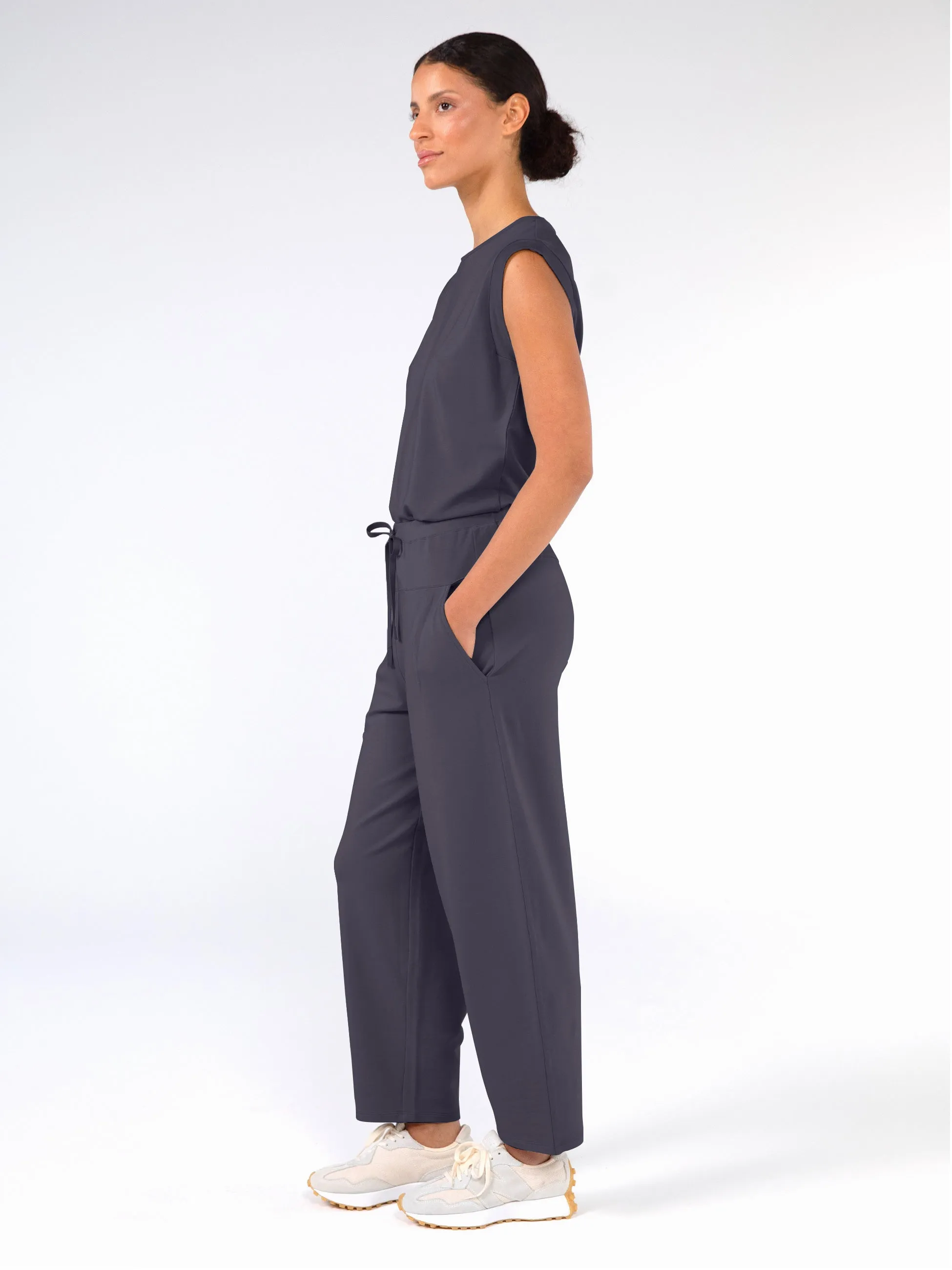 Kyoto Ankle Length French Terry Jogger - Charcoal sold by Dharma Bums product image thumbnail 3