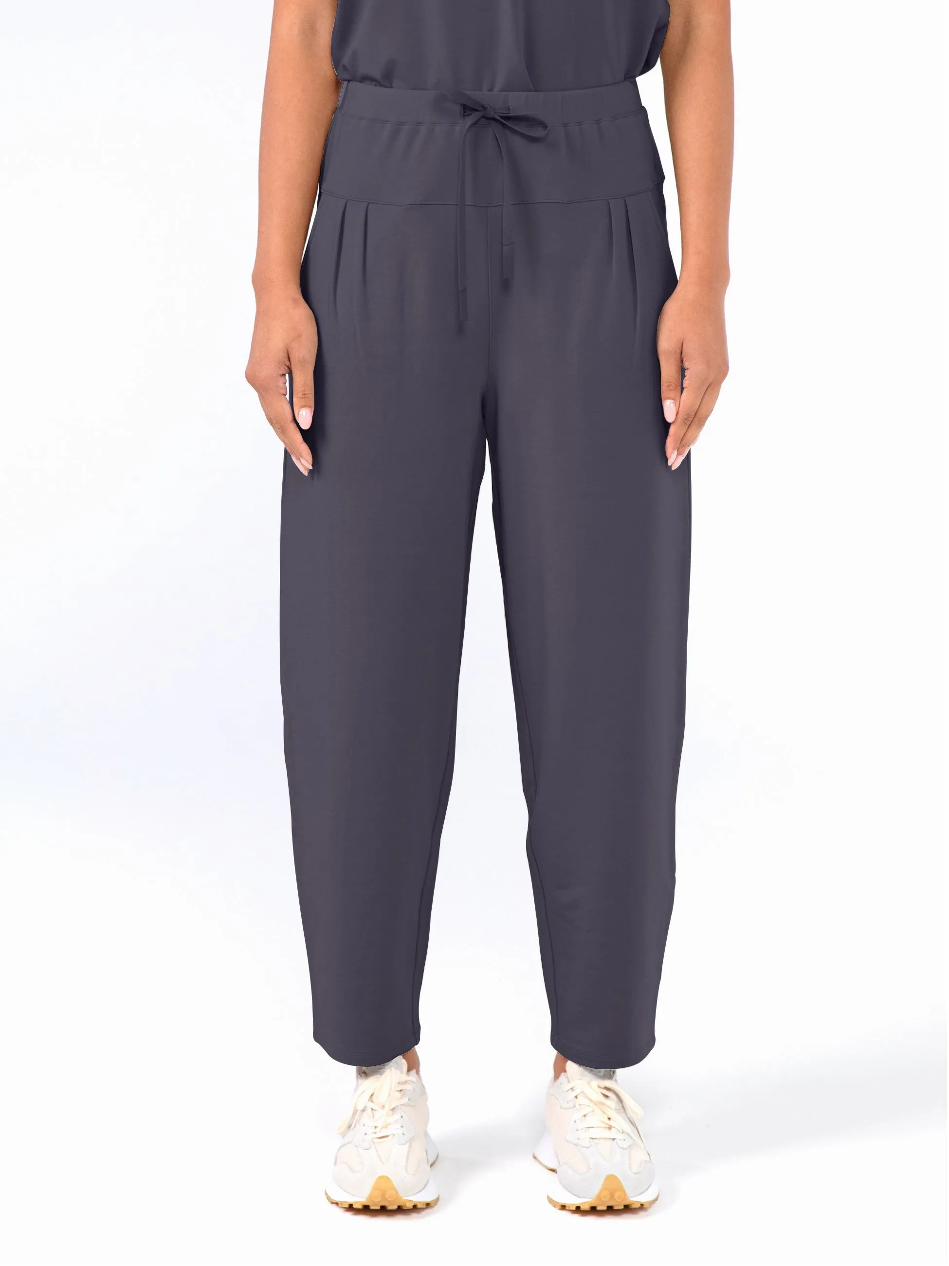 Kyoto Ankle Length French Terry Jogger - Charcoal sold by Dharma Bums product image thumbnail 2