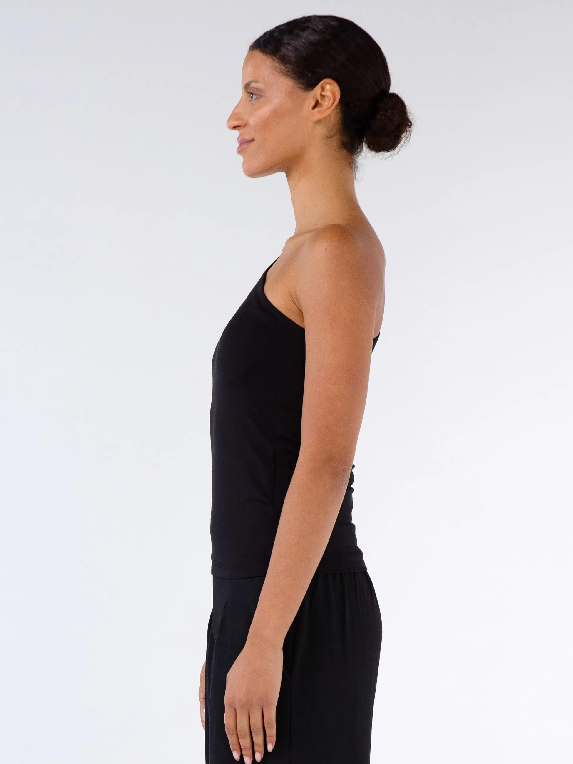 Asymmetric Modal Top - Black sold by Dharma Bums product image thumbnail 3