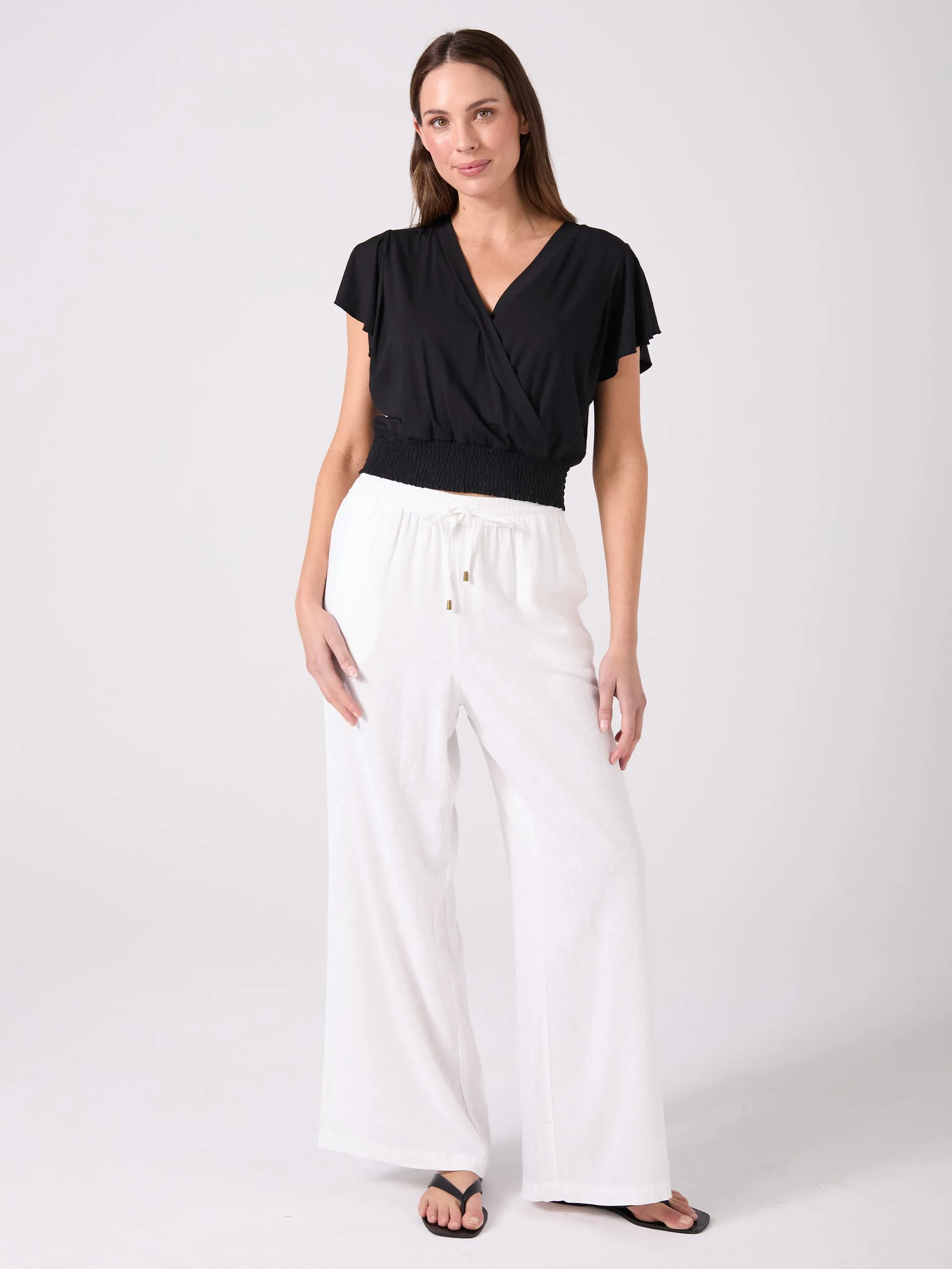 Flutter Sleeve Tee - Black sold by Dharma Bums product image thumbnail 4