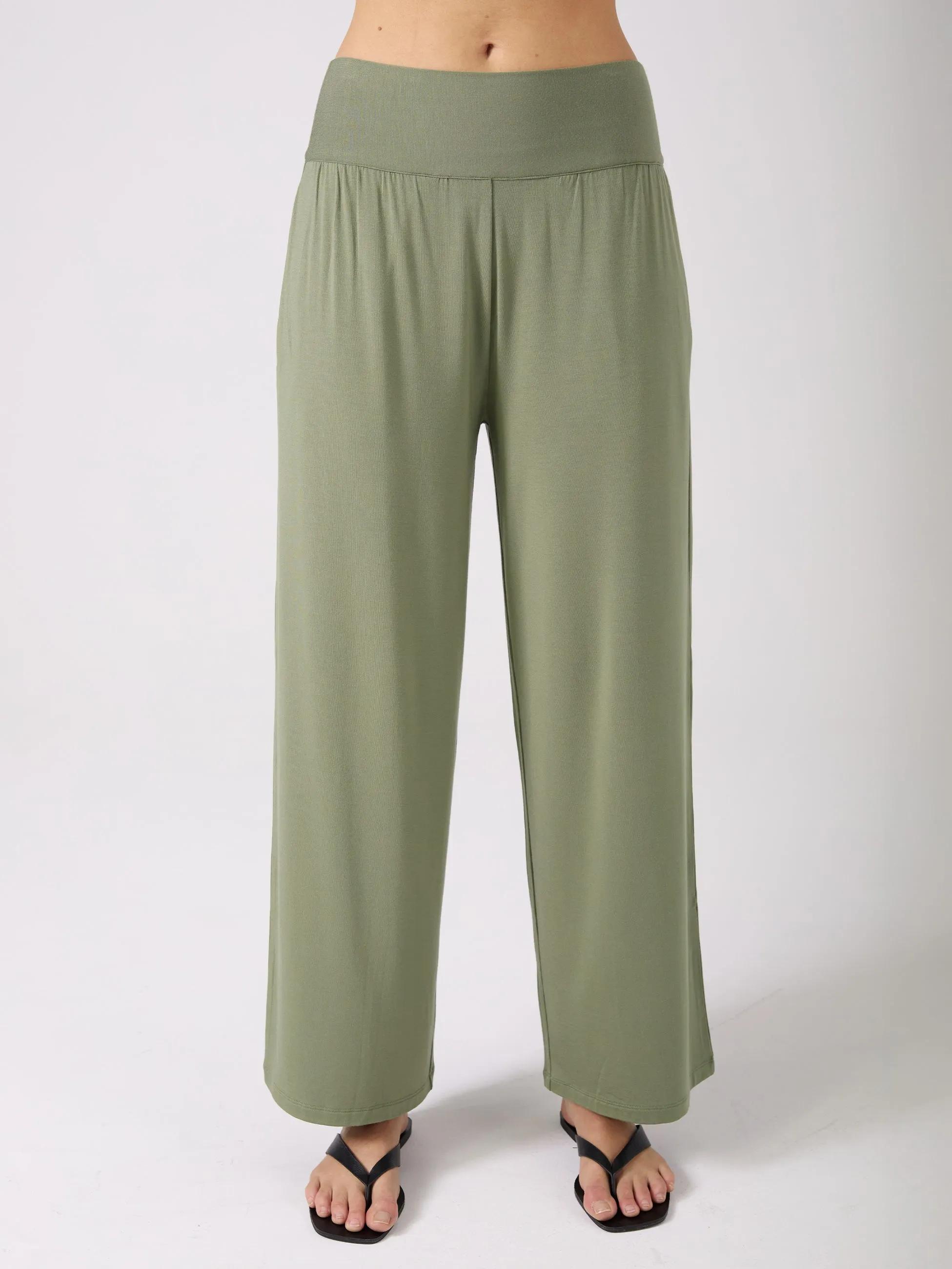 Nomad Modal Wide Leg Pant - Willow sold by Dharma Bums product image thumbnail 2