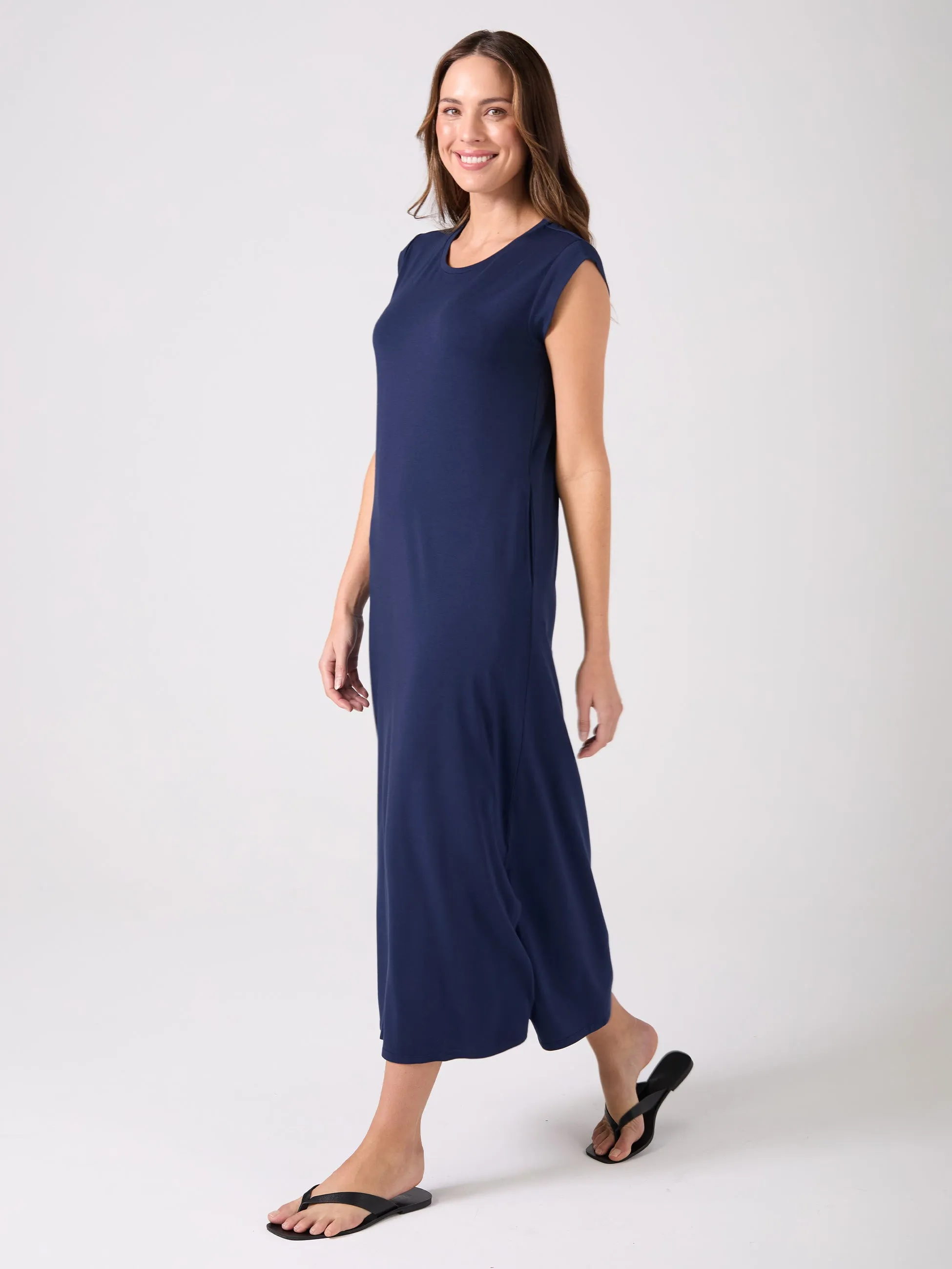 Roxy Maxi Dress - Navy sold by Dharma Bums product image thumbnail 3