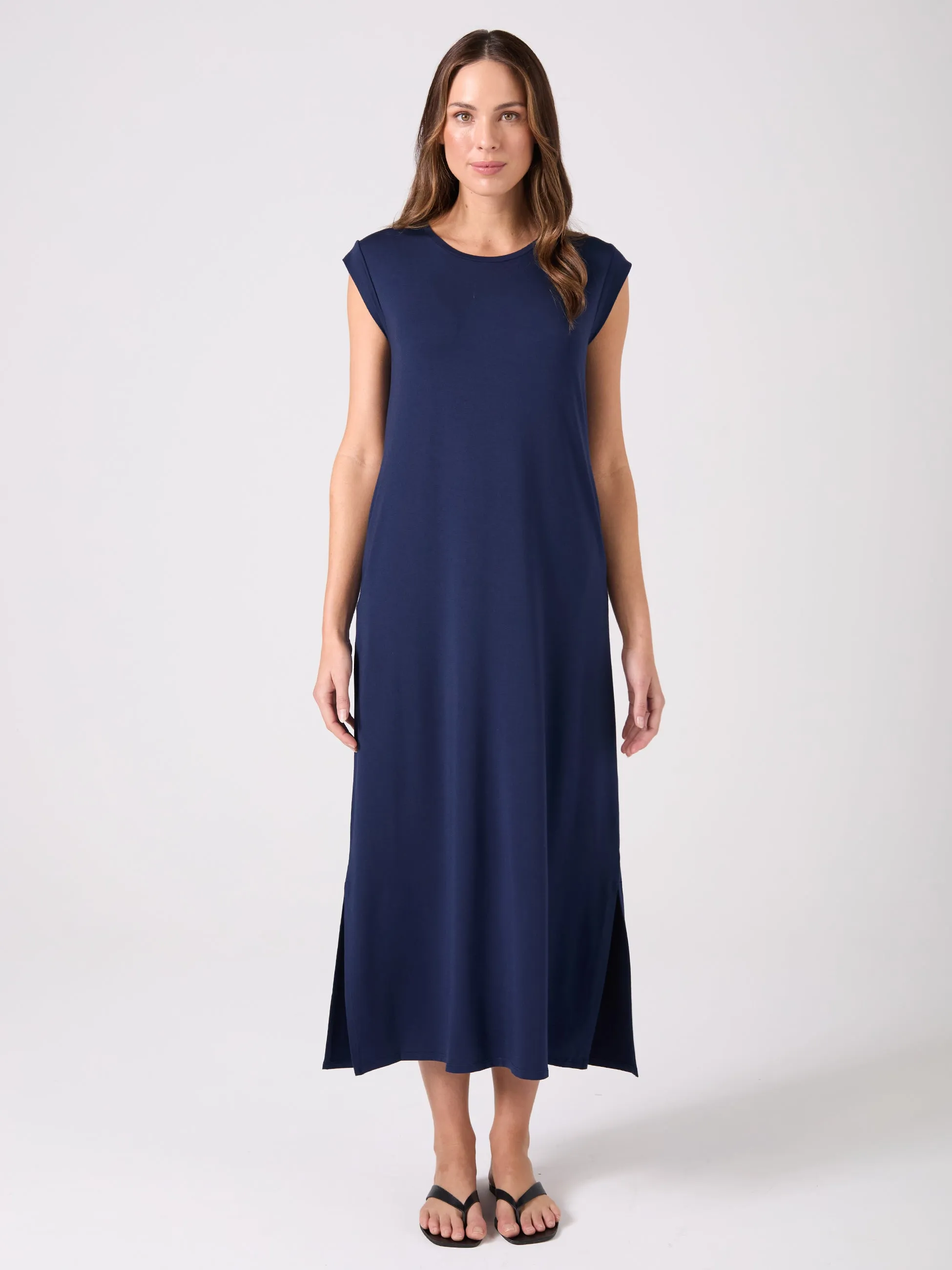 Roxy Maxi Dress - Navy sold by Dharma Bums