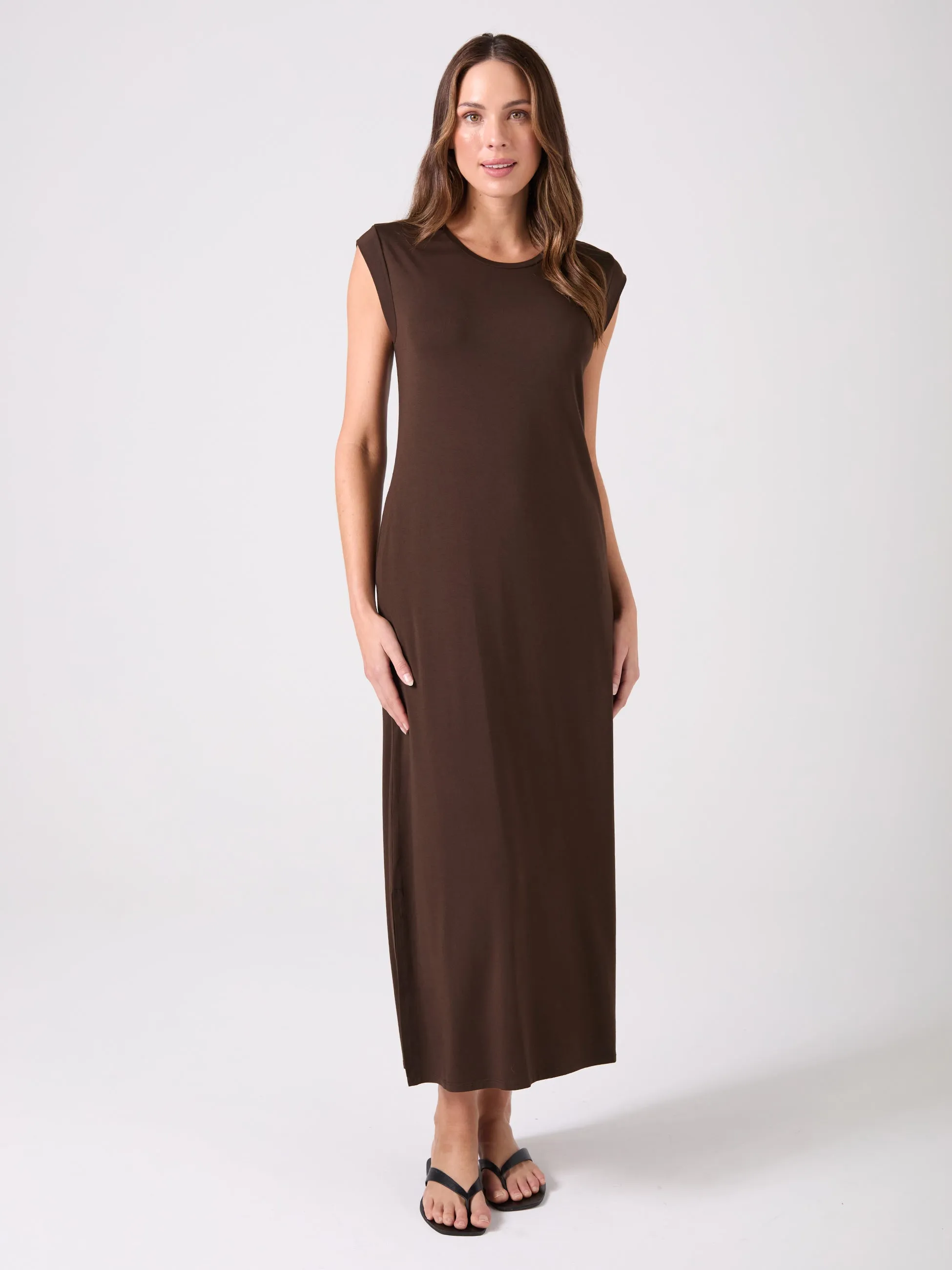 Roxy Maxi Dress - Coffee Bean sold by Dharma Bums