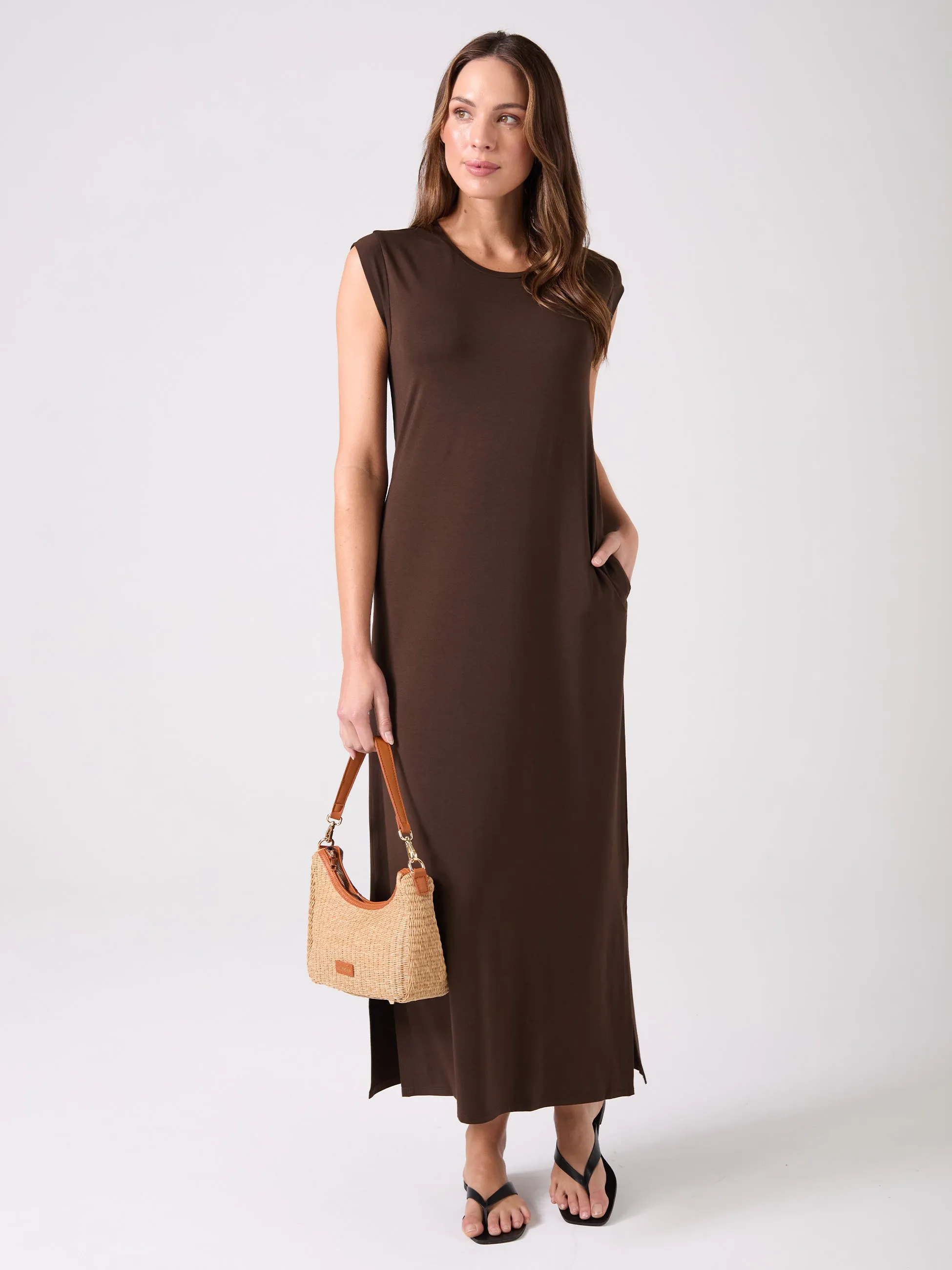 Roxy Maxi Dress - Coffee Bean sold by Dharma Bums product image thumbnail 5