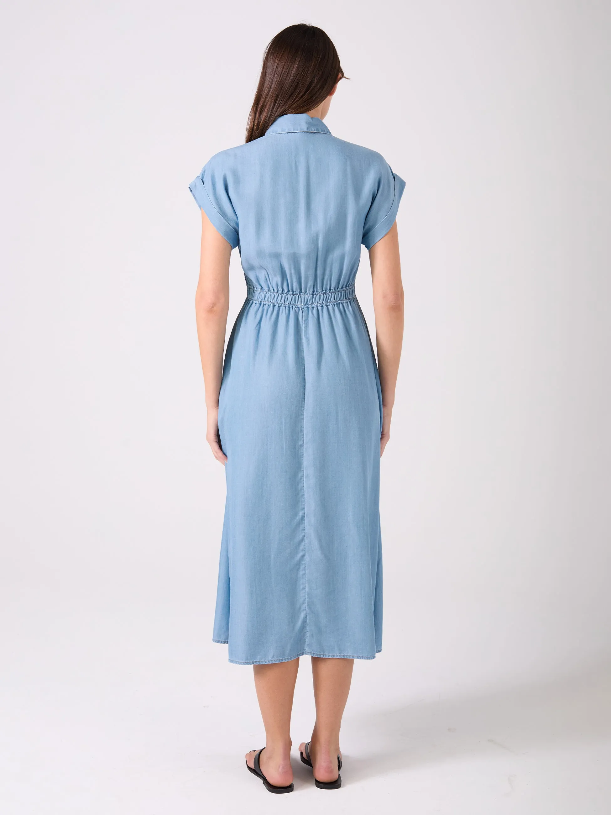 Capri Denim Tencel Dress - Light Denim sold by Dharma Bums product image thumbnail 3