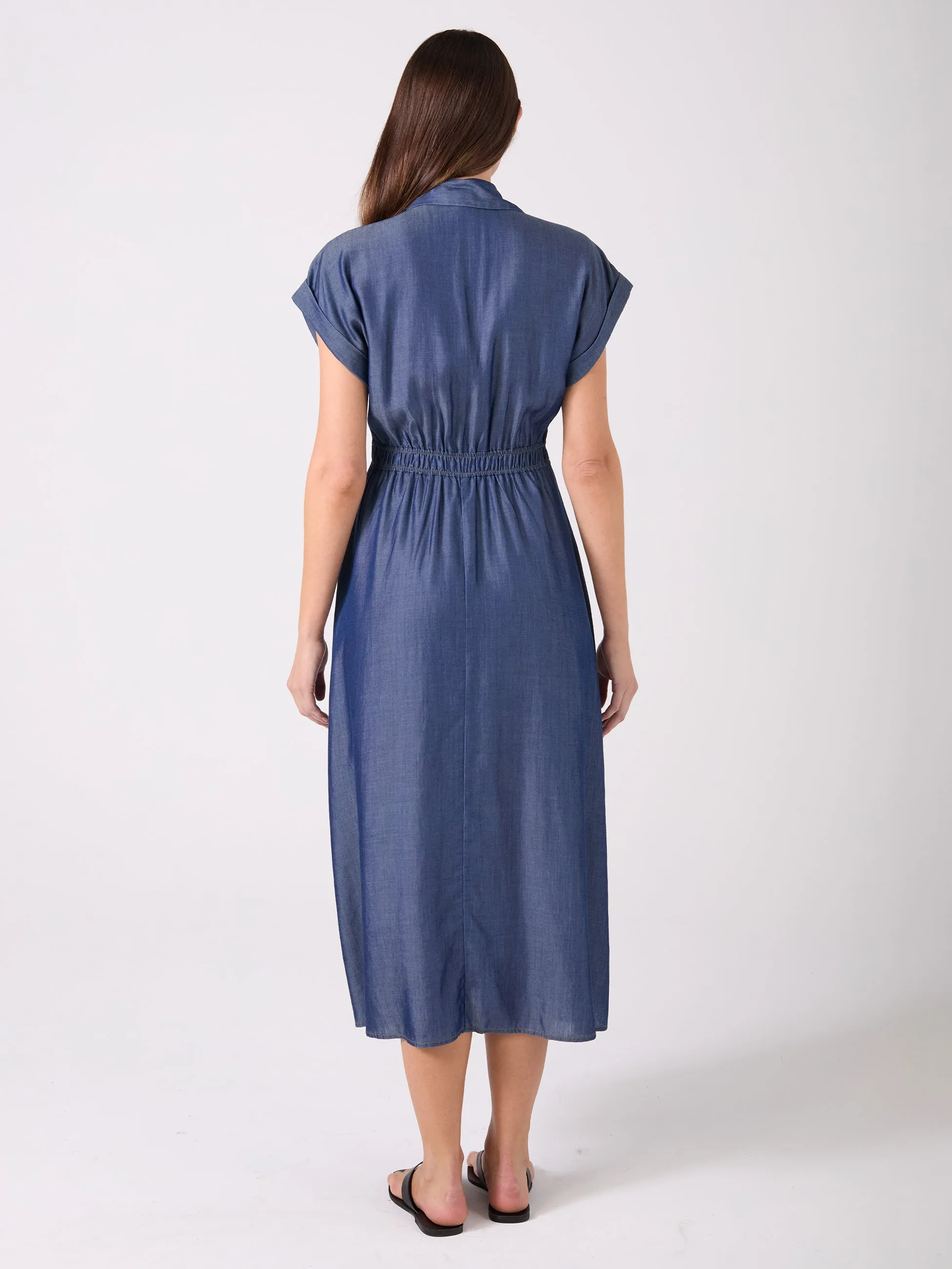 Capri Denim Tencel Dress - Dark Denim sold by Dharma Bums product image thumbnail 3