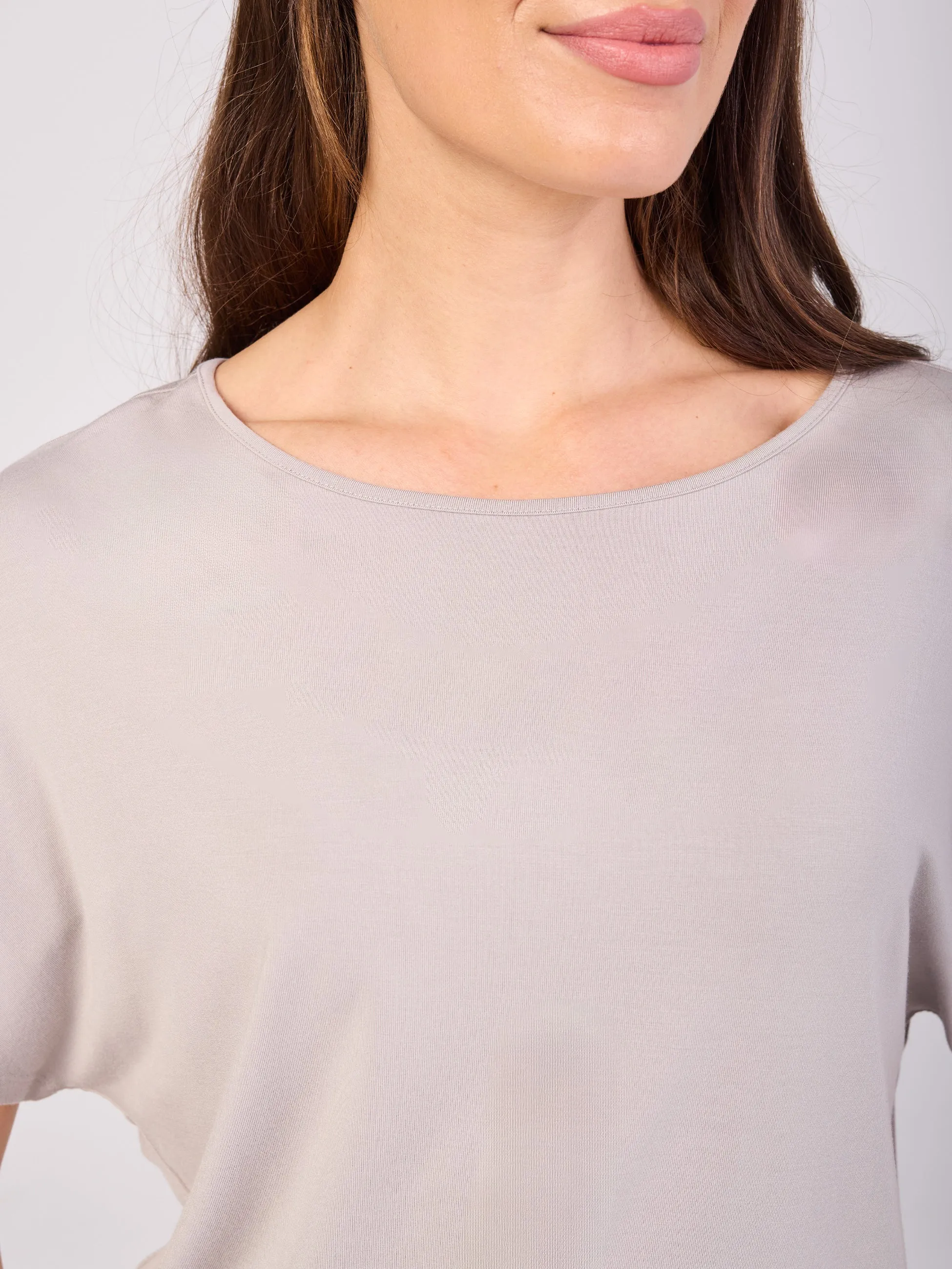 Keyhole Sleeve Luxe Tee - Paloma sold by Dharma Bums product image thumbnail 5