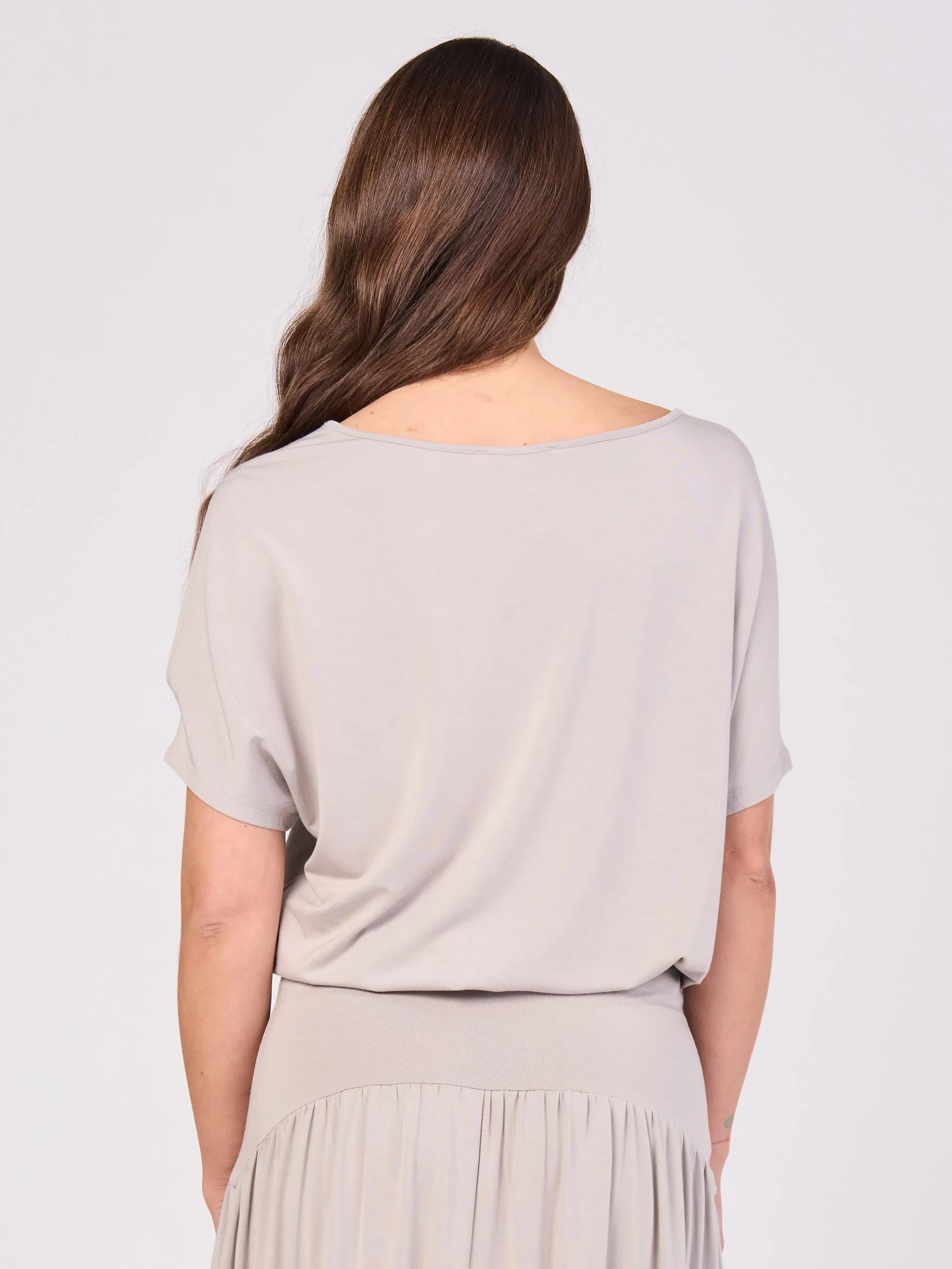 Keyhole Sleeve Luxe Tee - Paloma sold by Dharma Bums product image thumbnail 3