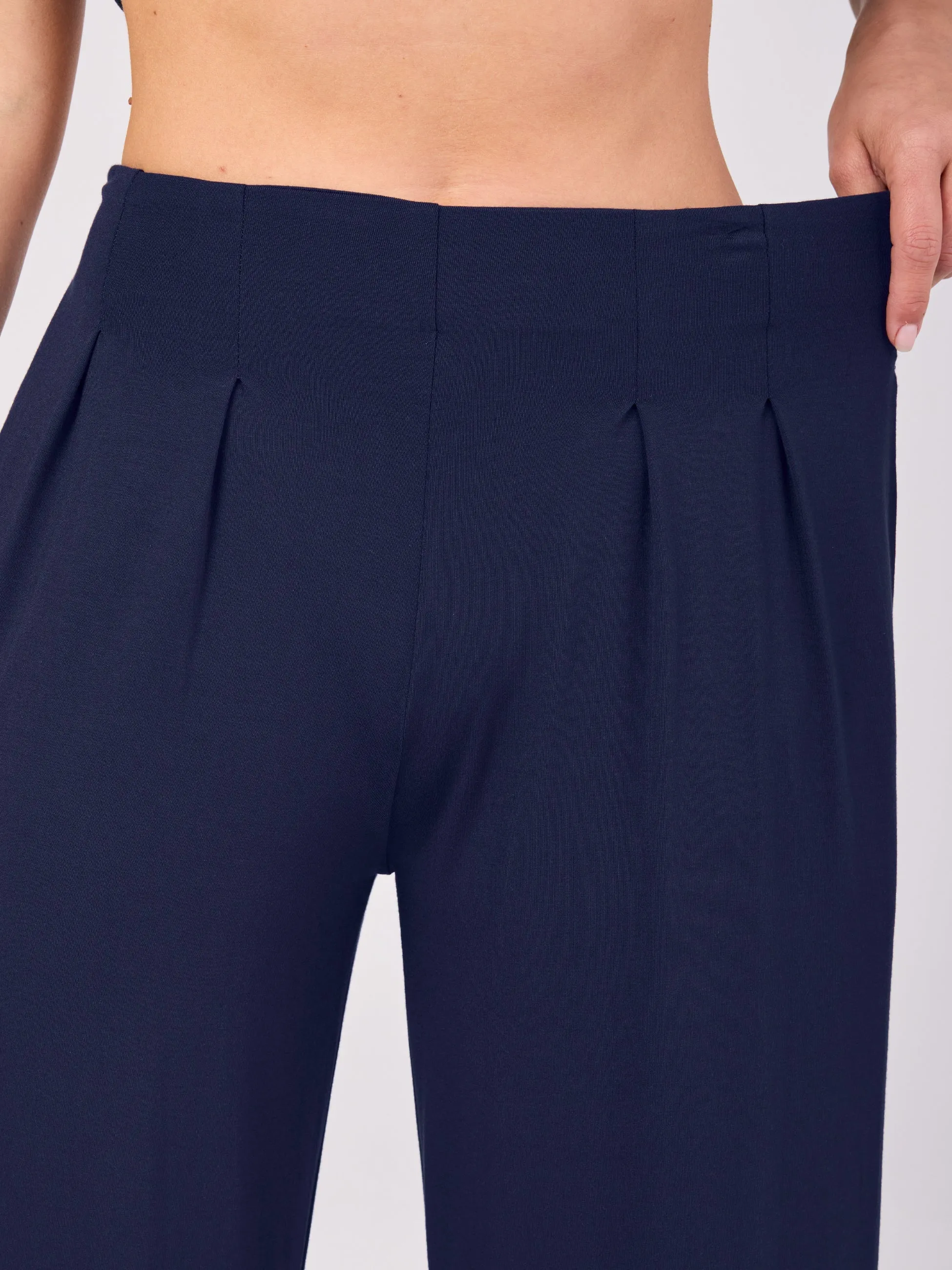 Emery Wide Leg Pants - Navy sold by Dharma Bums product image thumbnail 5