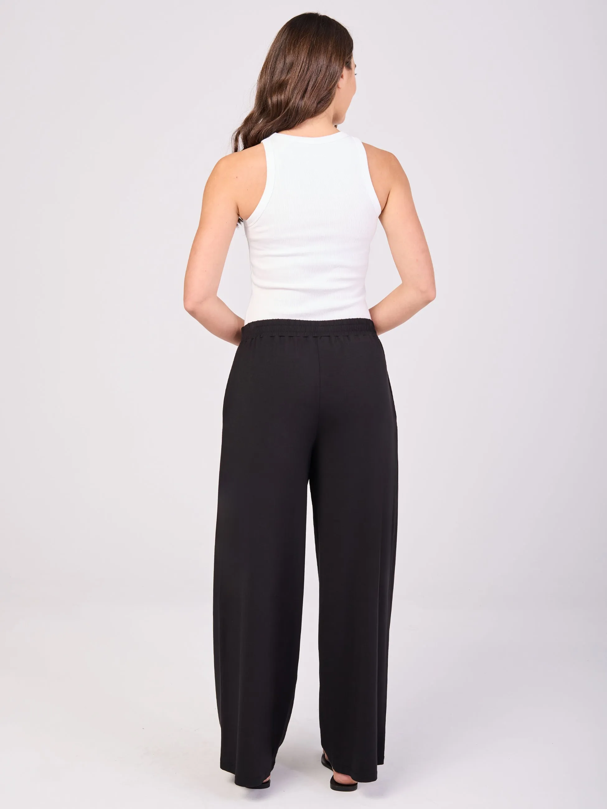 Emery Wide Leg Pants - Black sold by Dharma Bums product image thumbnail 3