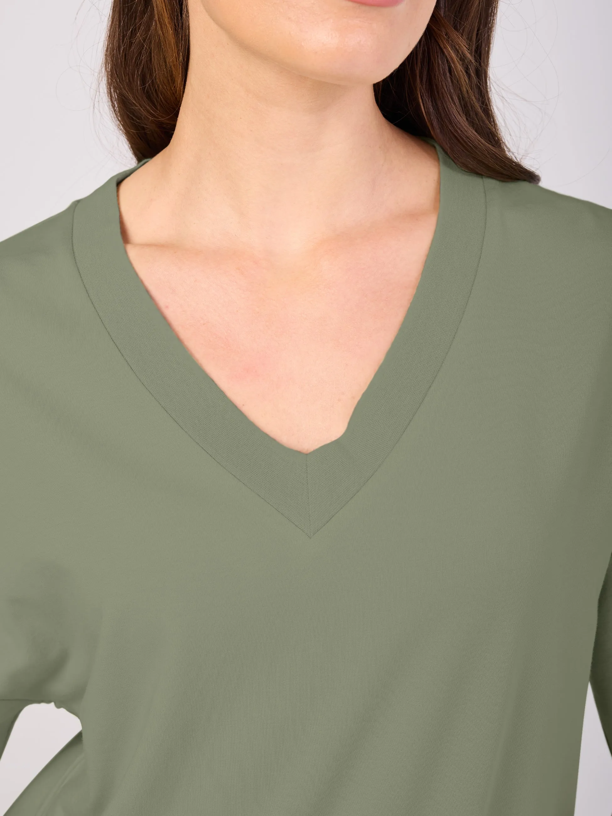 V Neck Sweat - willow sold by Dharma Bums product image thumbnail 5