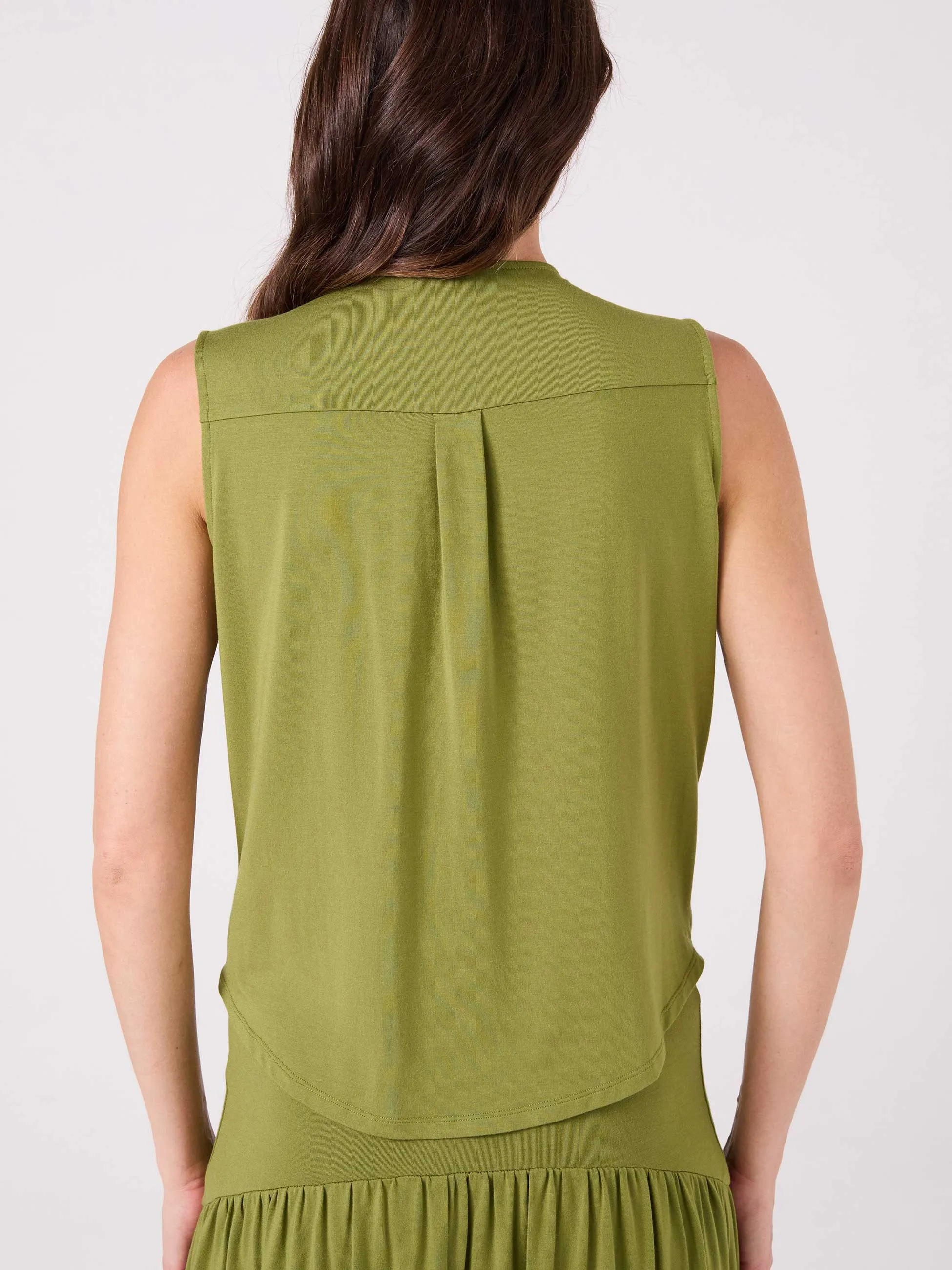 Athena Drape Top - Olive sold by Dharma Bums product image thumbnail 5
