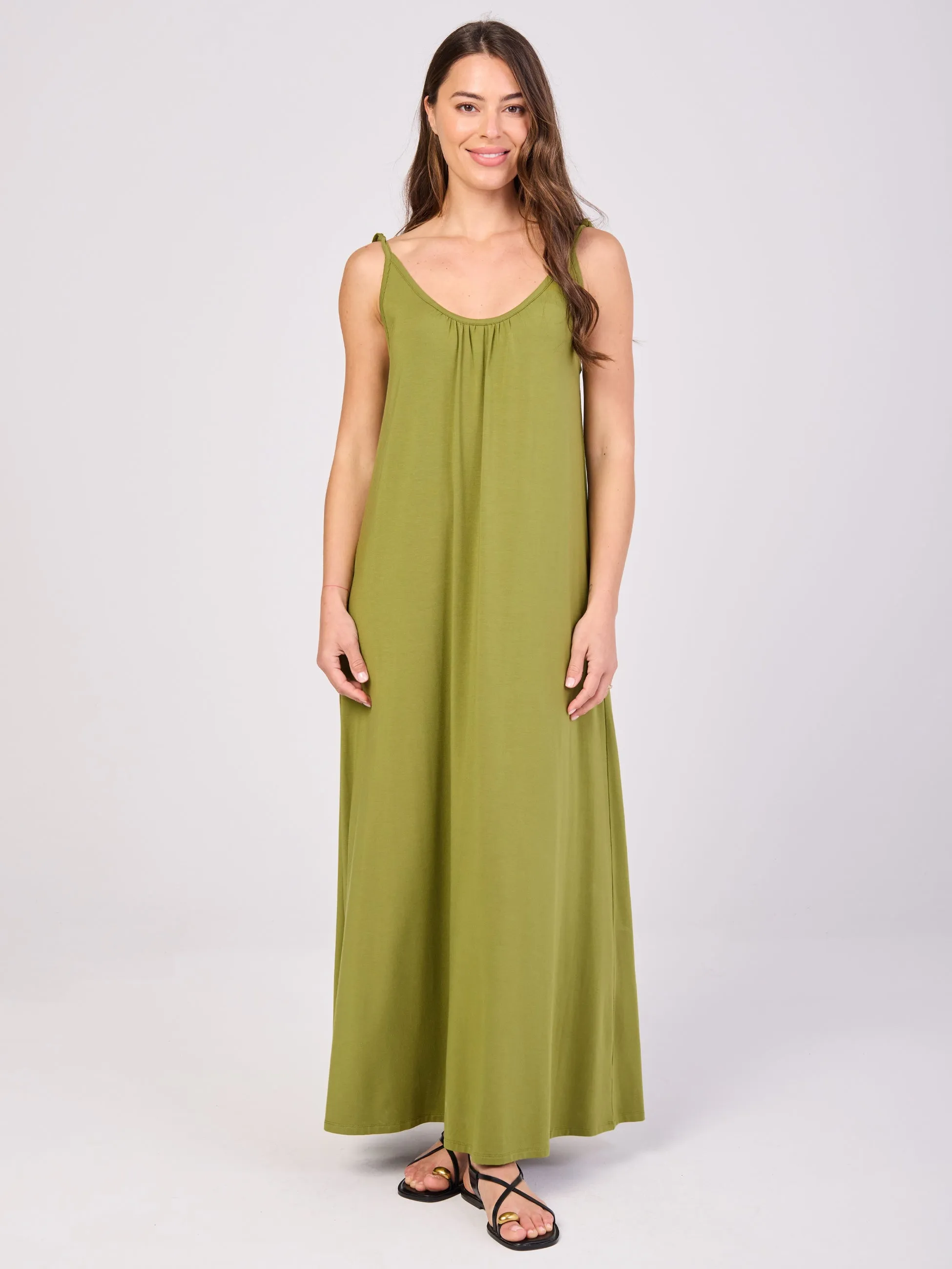 Sophia Dress - Olive sold by Dharma Bums product image thumbnail 2