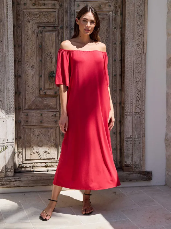 Arabella Dress - Cherry sold by Dharma Bums