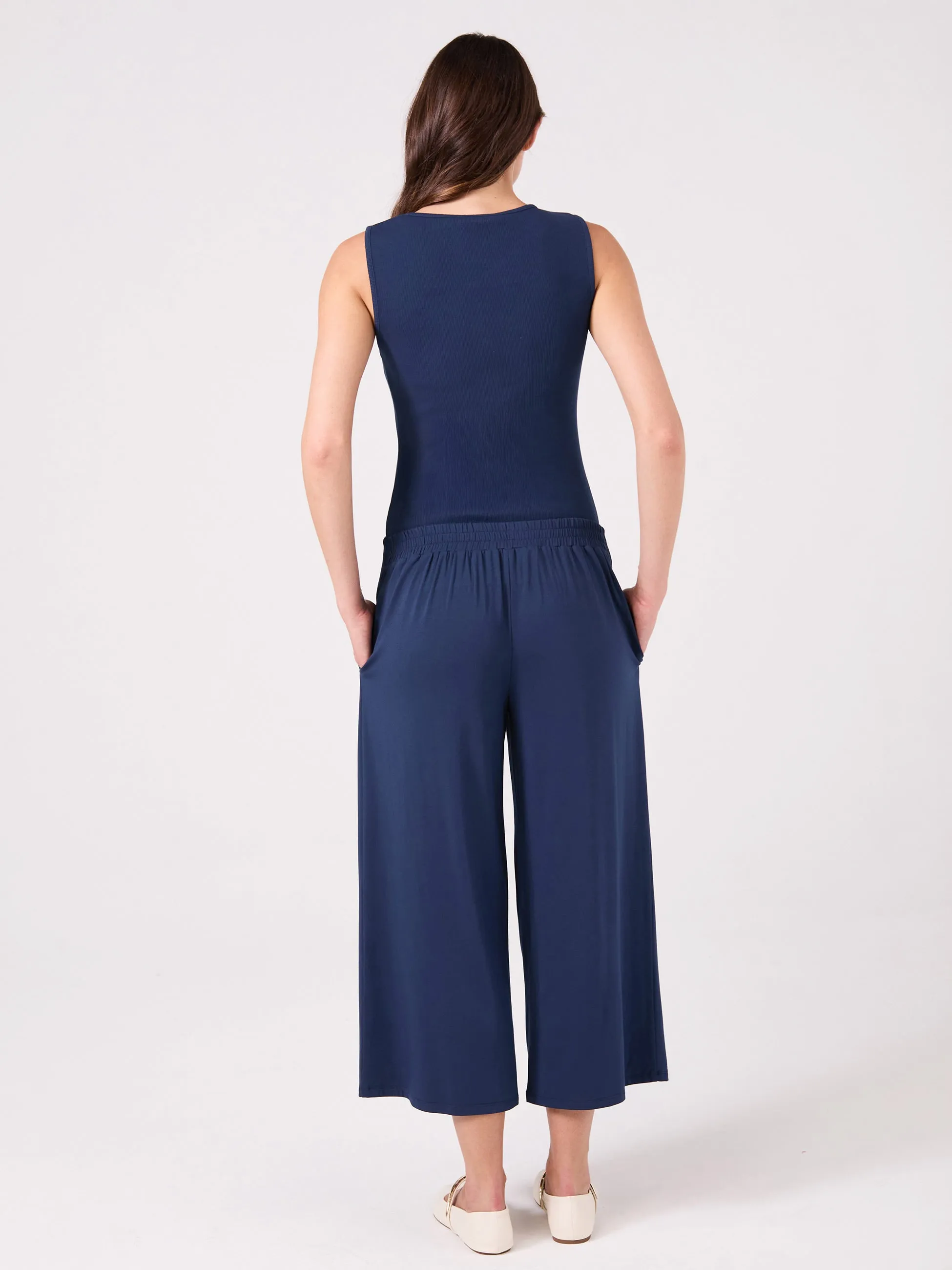 Jett Culottes- Navy sold by Dharma Bums product image thumbnail 3