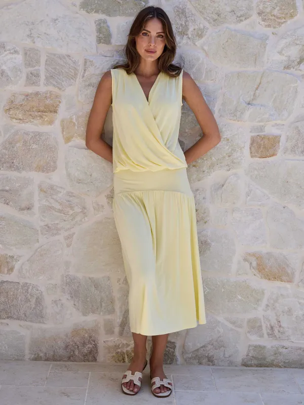 Clara Skirt  - Pastel Yellow sold by Dharma Bums