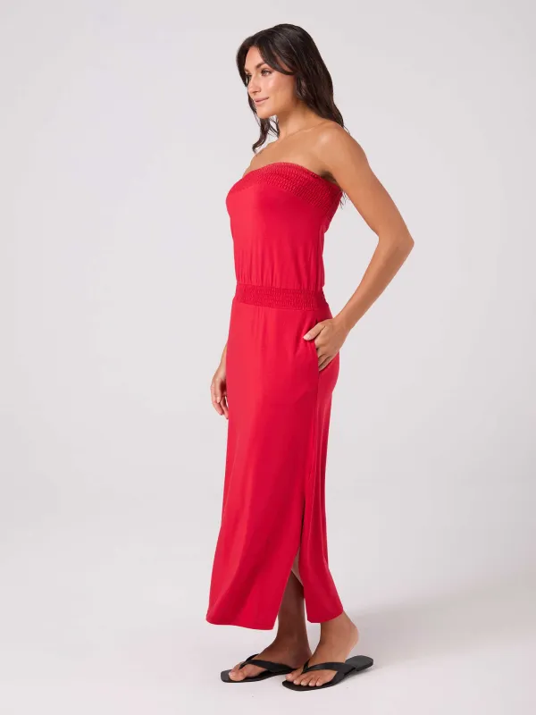 Byron Dress - Cherry sold by Dharma Bums