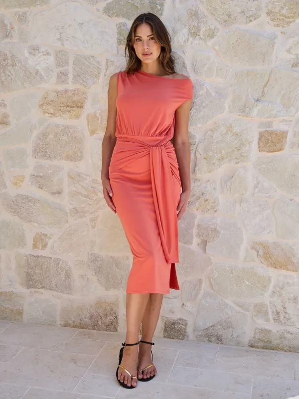 Ana Dress - Burnt Sienna sold by Dharma Bums