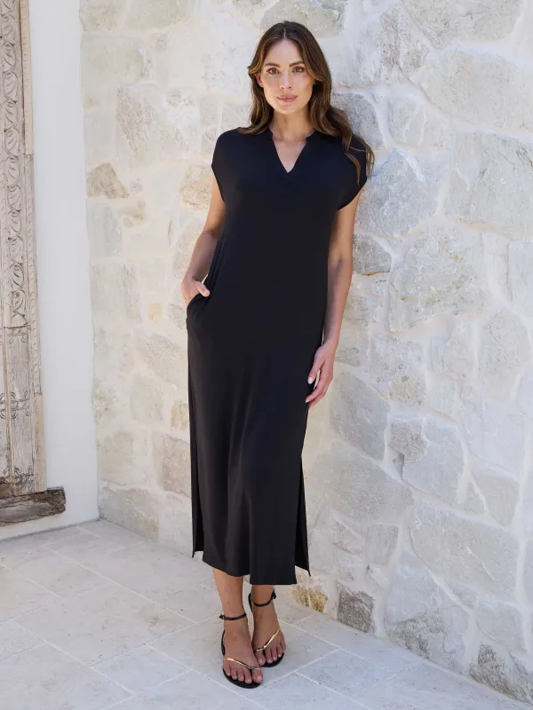 Alba Dress - Black sold by Dharma Bums