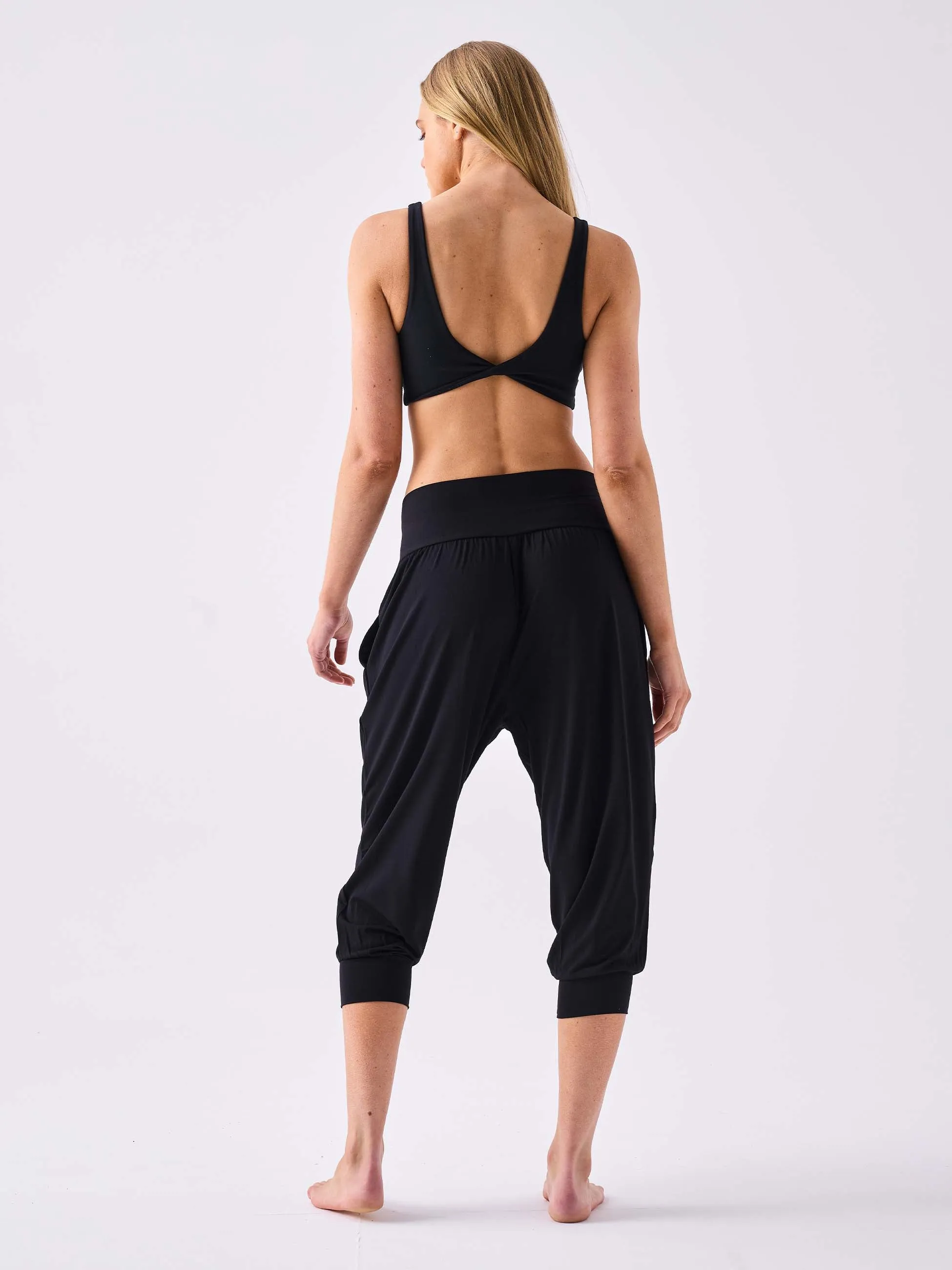 Nomad Modal 7/8 Relax Pant - Black sold by Dharma Bums product image thumbnail 3