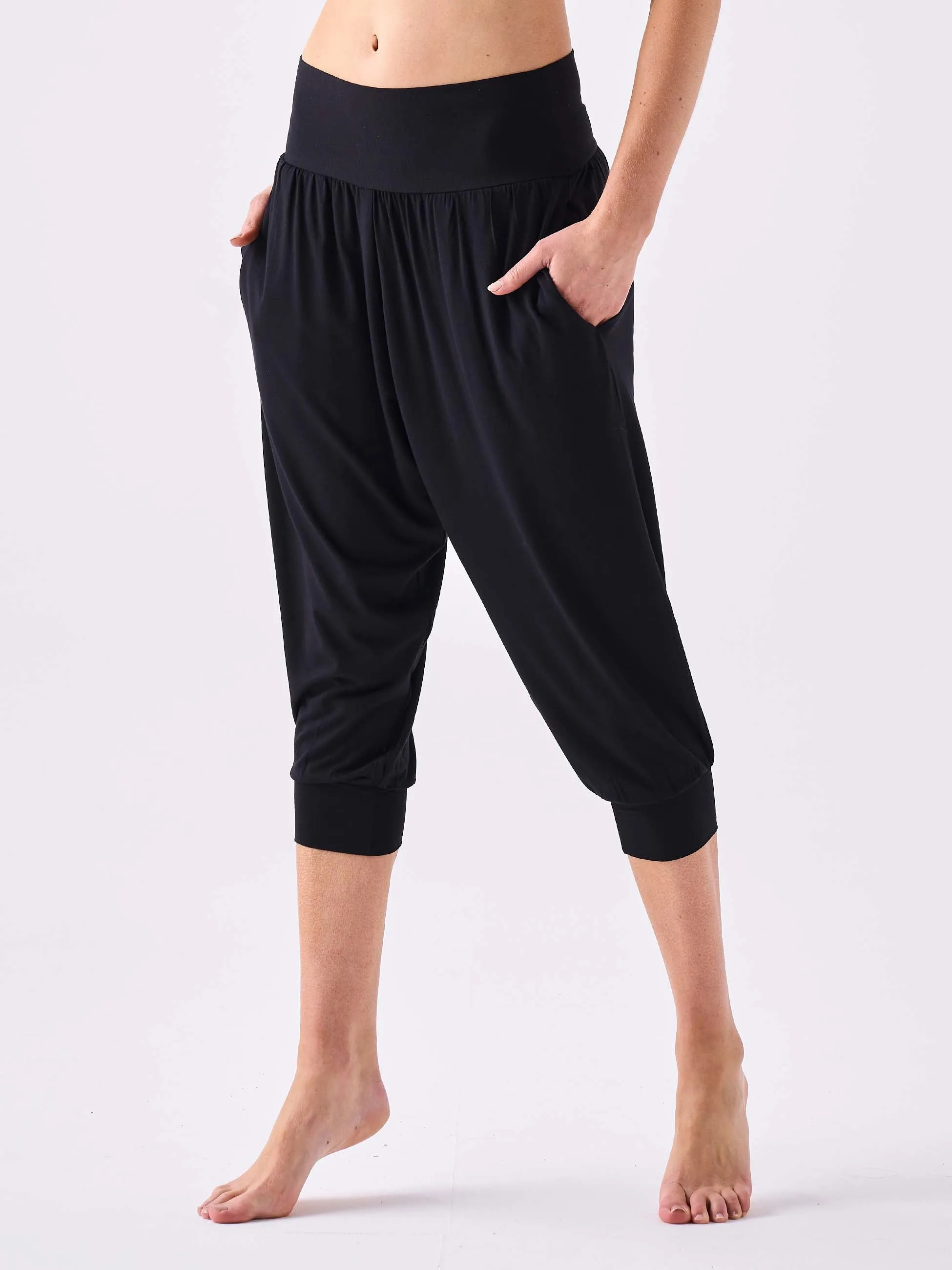 Nomad Modal 7/8 Relax Pant - Black sold by Dharma Bums product image thumbnail 4