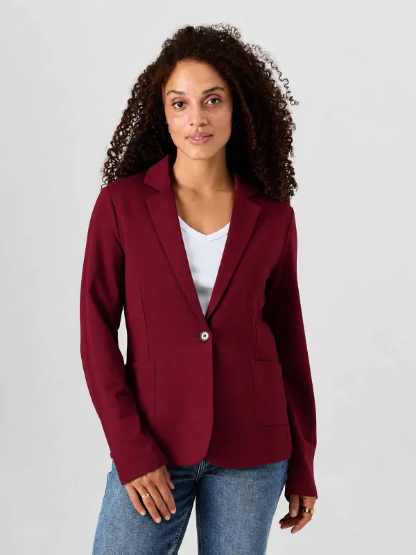 The Classic Jacket - Sangria made by Dharma Bums