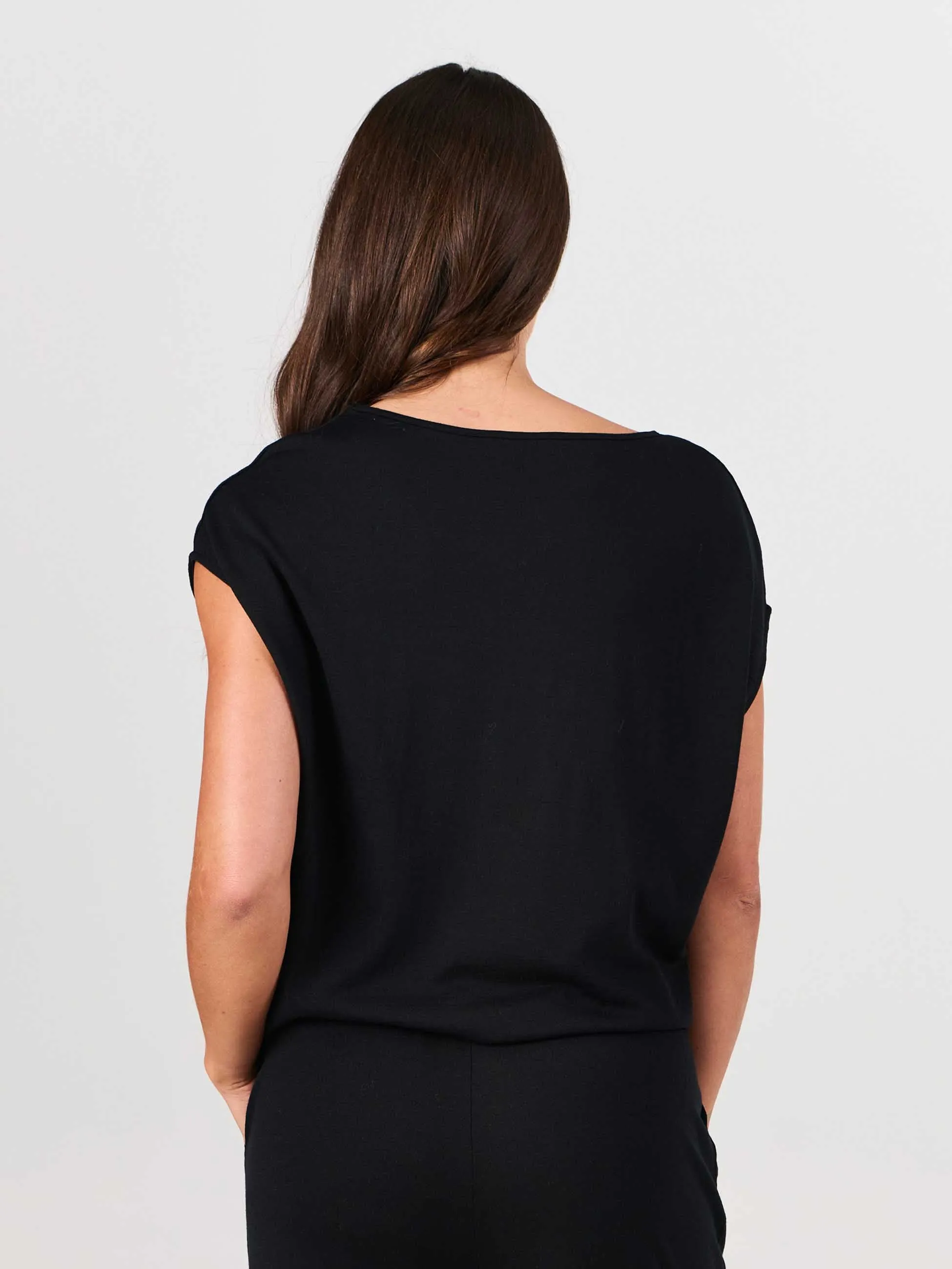 Luxe Layer Merino Wool Tee - Black sold by Dharma Bums product image thumbnail 3