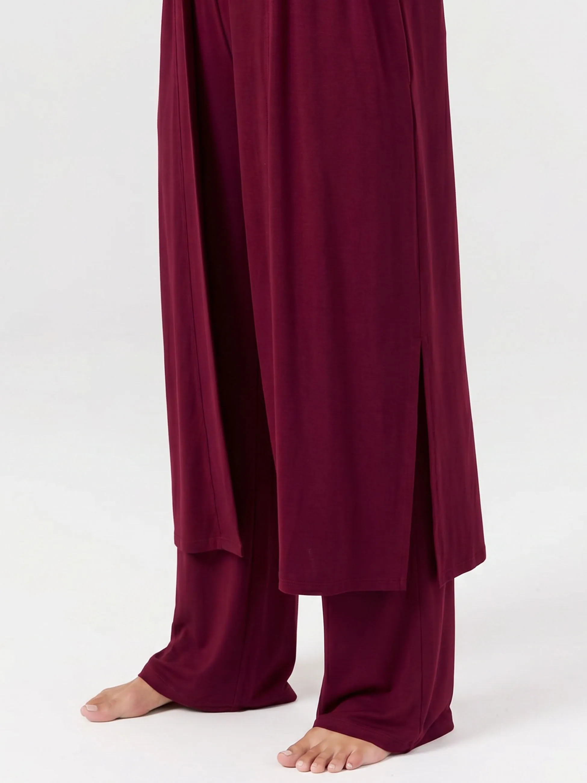 Modal Longline Cardigan - Sangria sold by Dharma Bums product image thumbnail 2