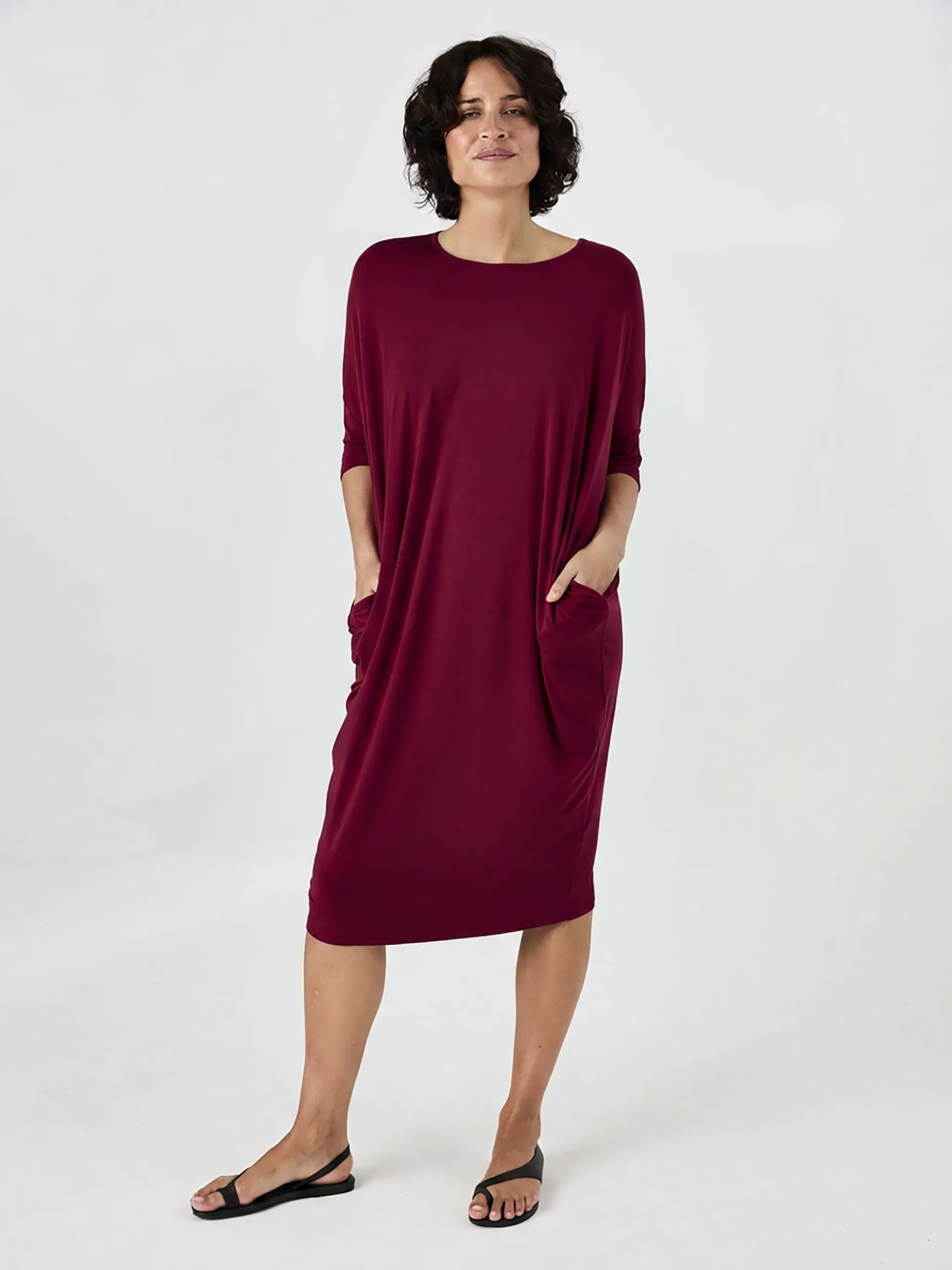 Easy Flow Dress - Sangria sold by Dharma Bums product image thumbnail 2