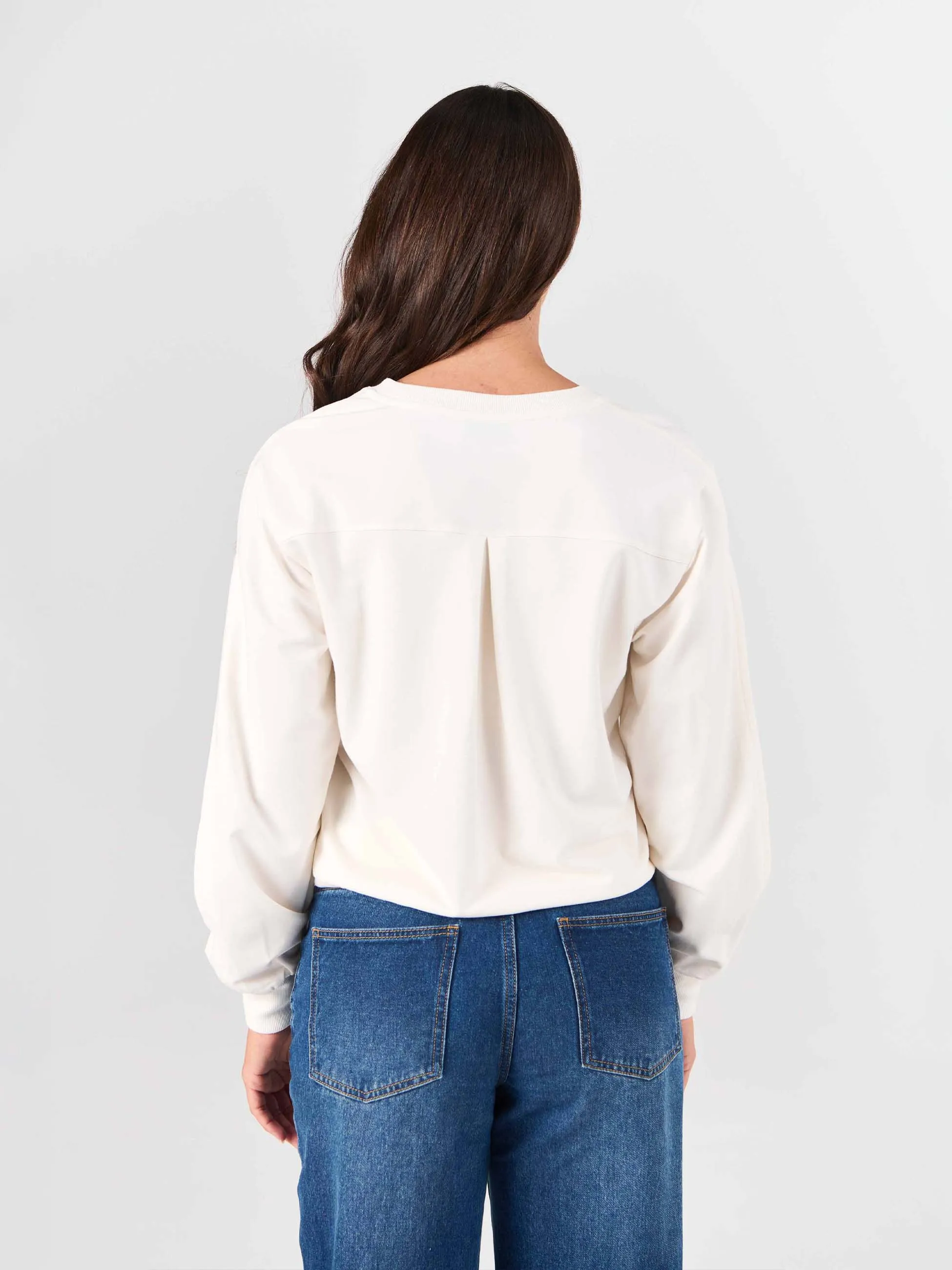 Lucy Sweatshirt - Soft White sold by Dharma Bums product image thumbnail 5