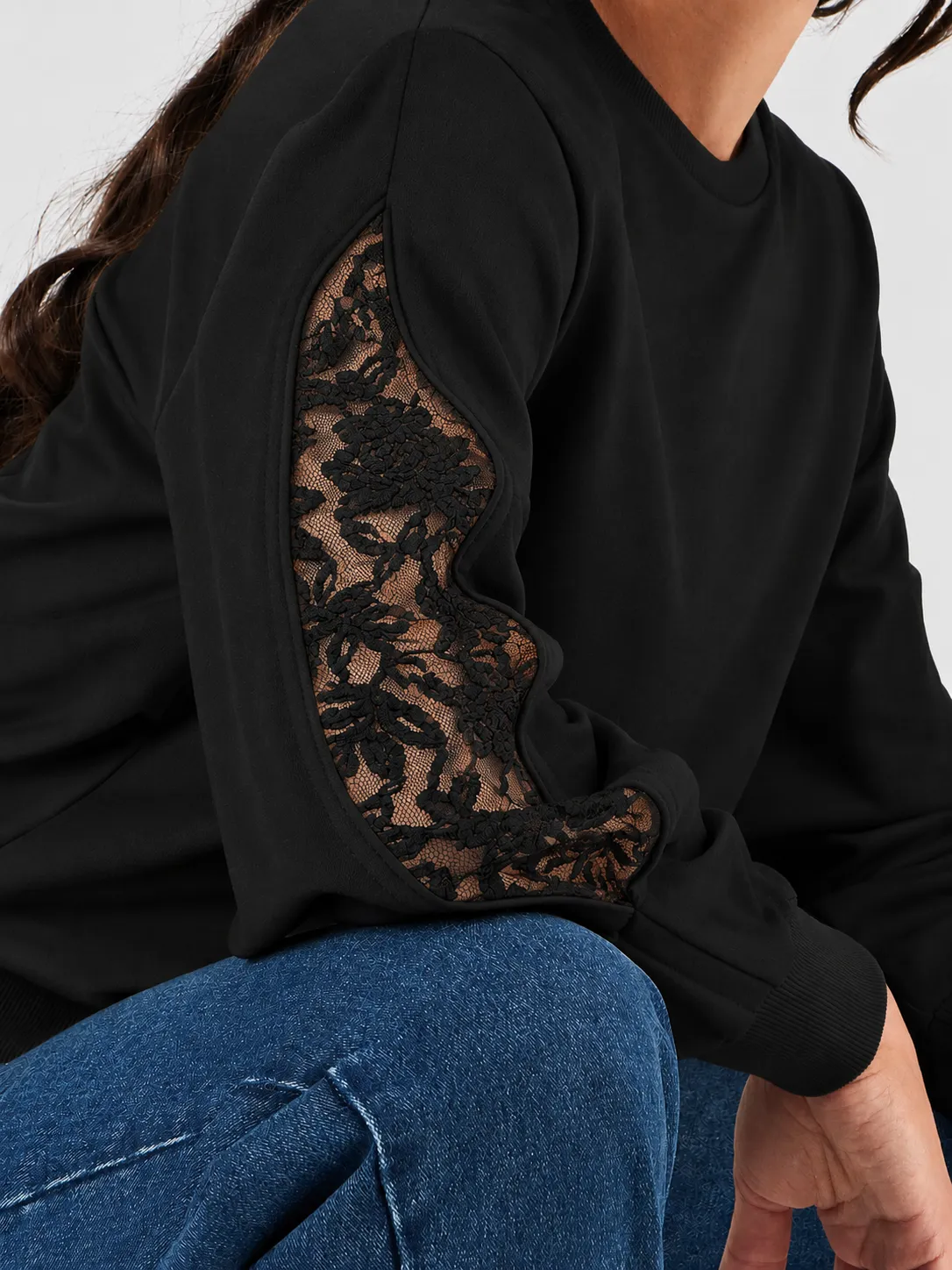 Lucy Sweatshirt - Black sold by Dharma Bums product image thumbnail 5