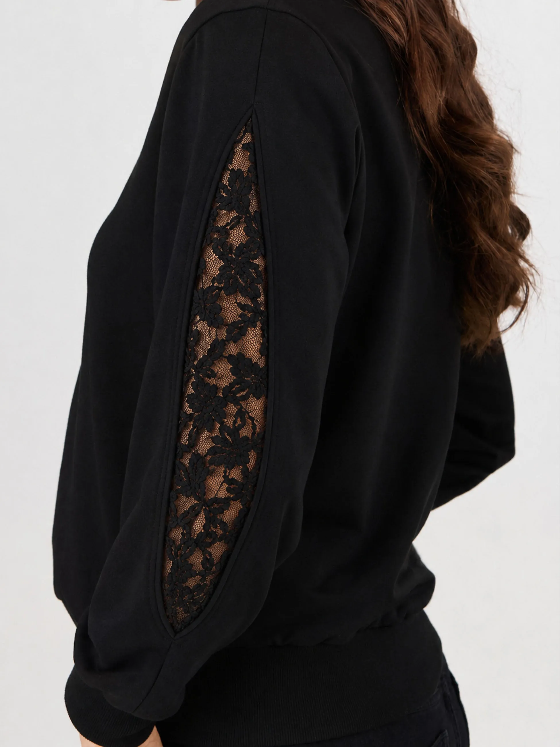 Lucy Sweatshirt - Black sold by Dharma Bums