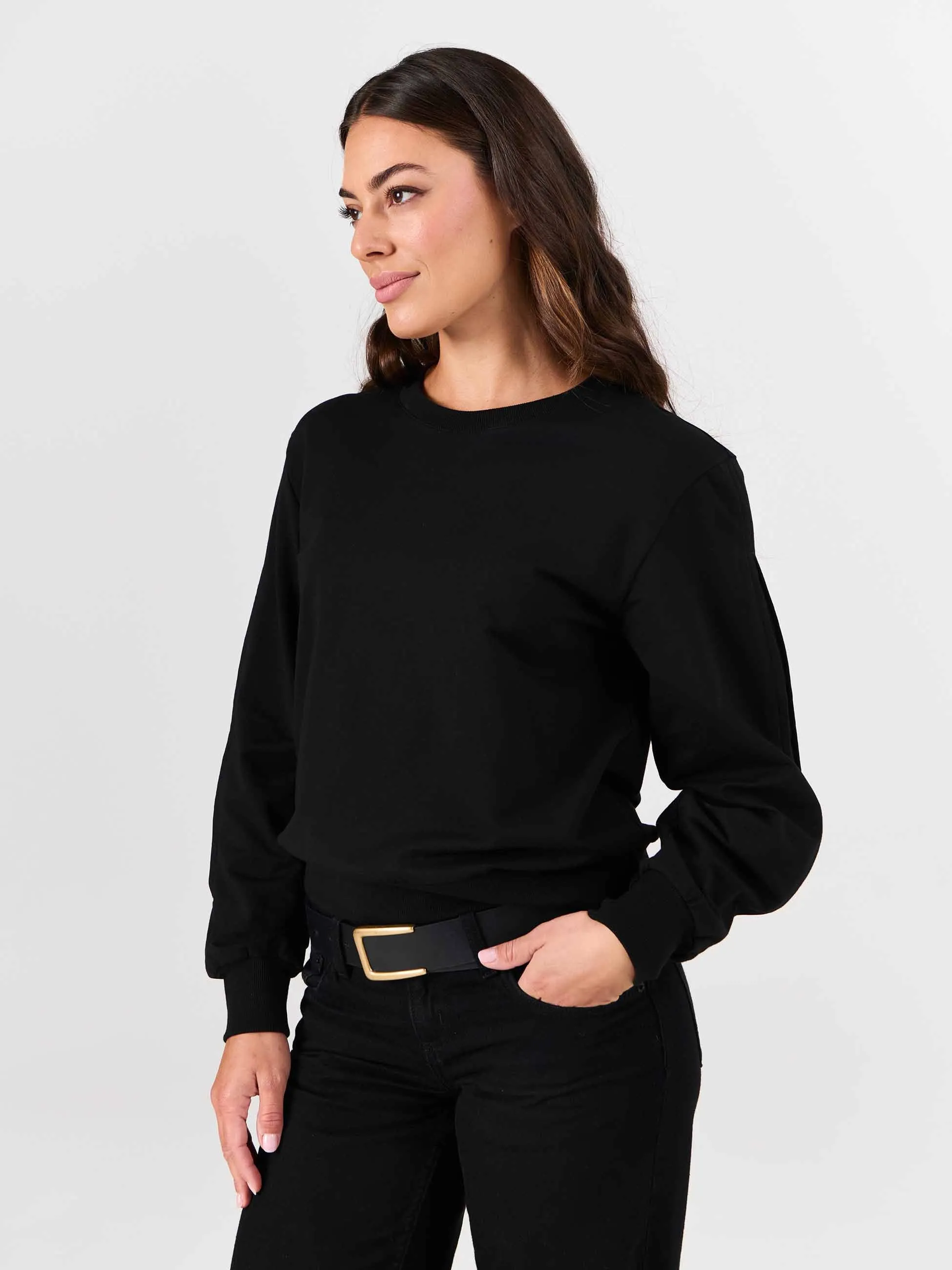 Lucy Sweatshirt - Black sold by Dharma Bums product image thumbnail 3