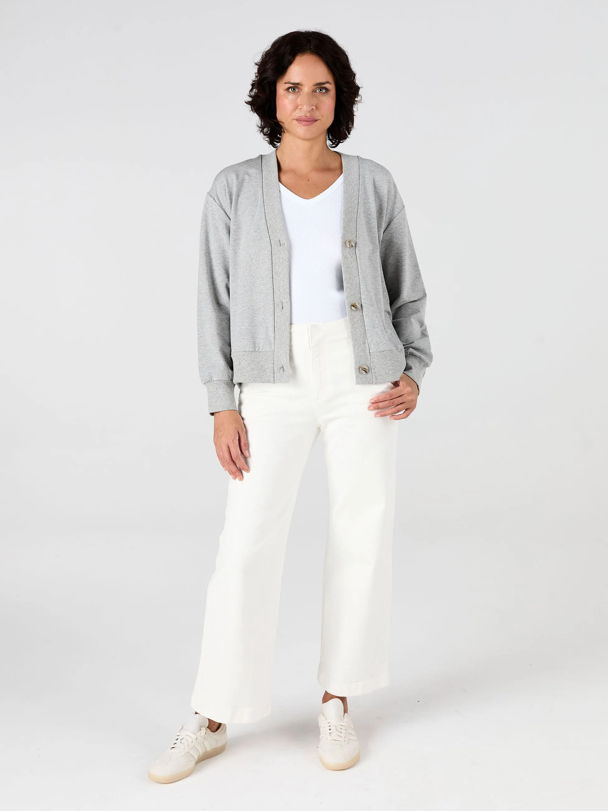 Leighton Sweat Top - Grey Marl sold by Dharma Bums product image thumbnail 5