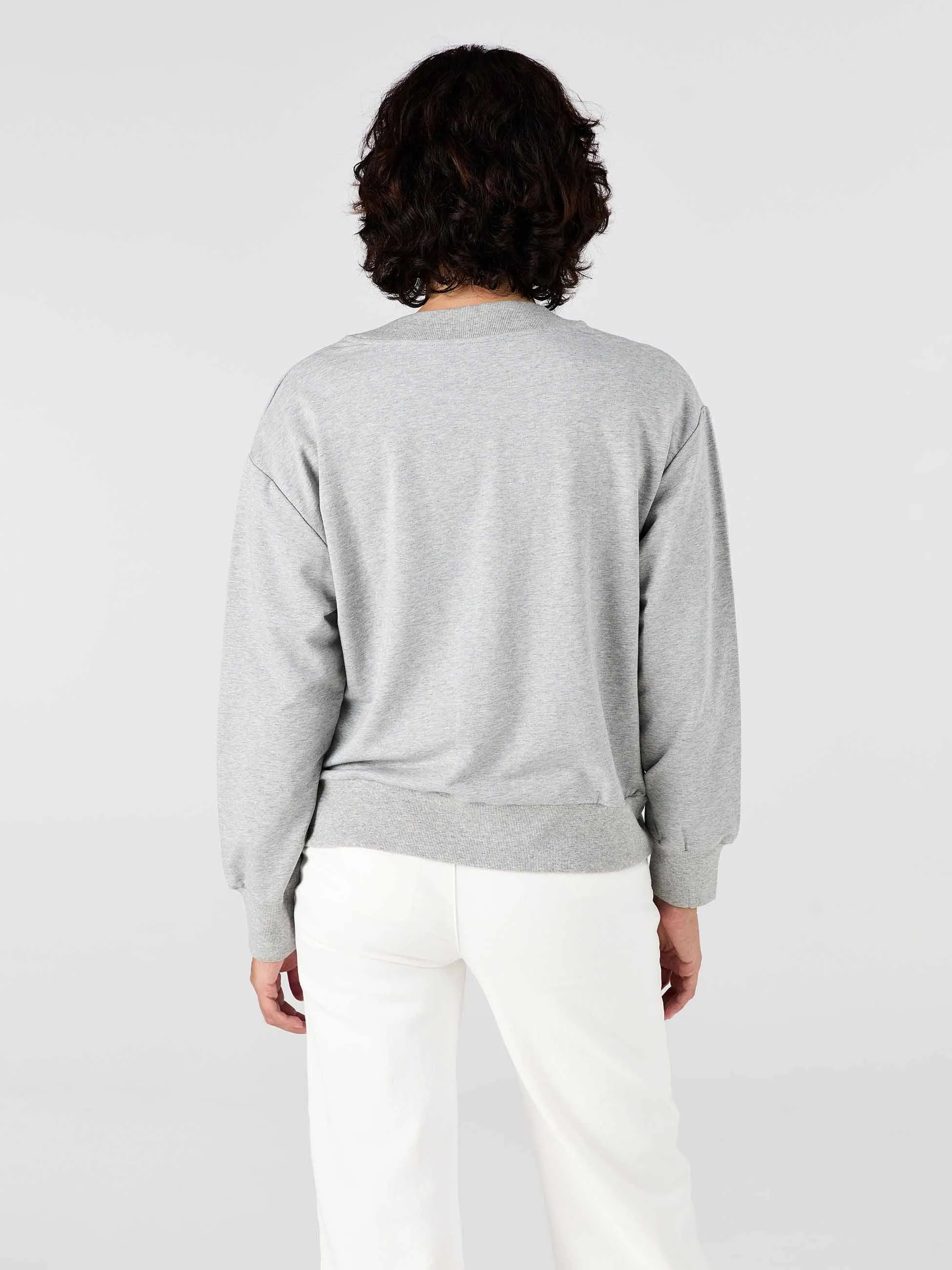 Leighton Sweat Top - Grey Marl sold by Dharma Bums product image thumbnail 4